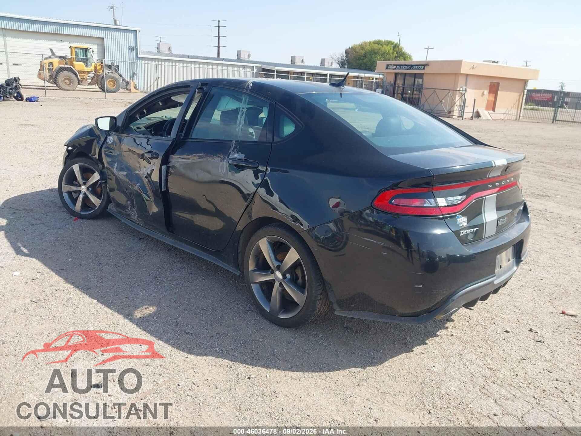 DODGE DART 2016 - 1C3CDFEB9GD539254
