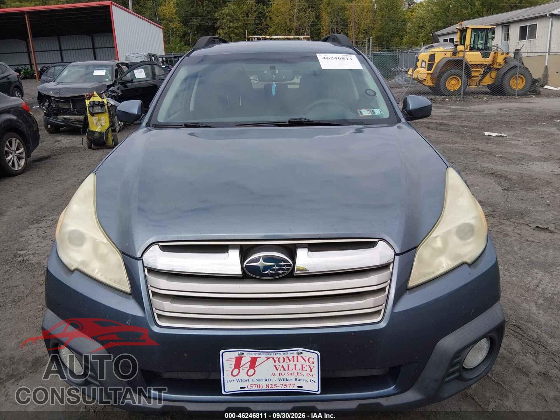 SUBARU OUTBACK 2014 - 4S4BRBCC4E3223630