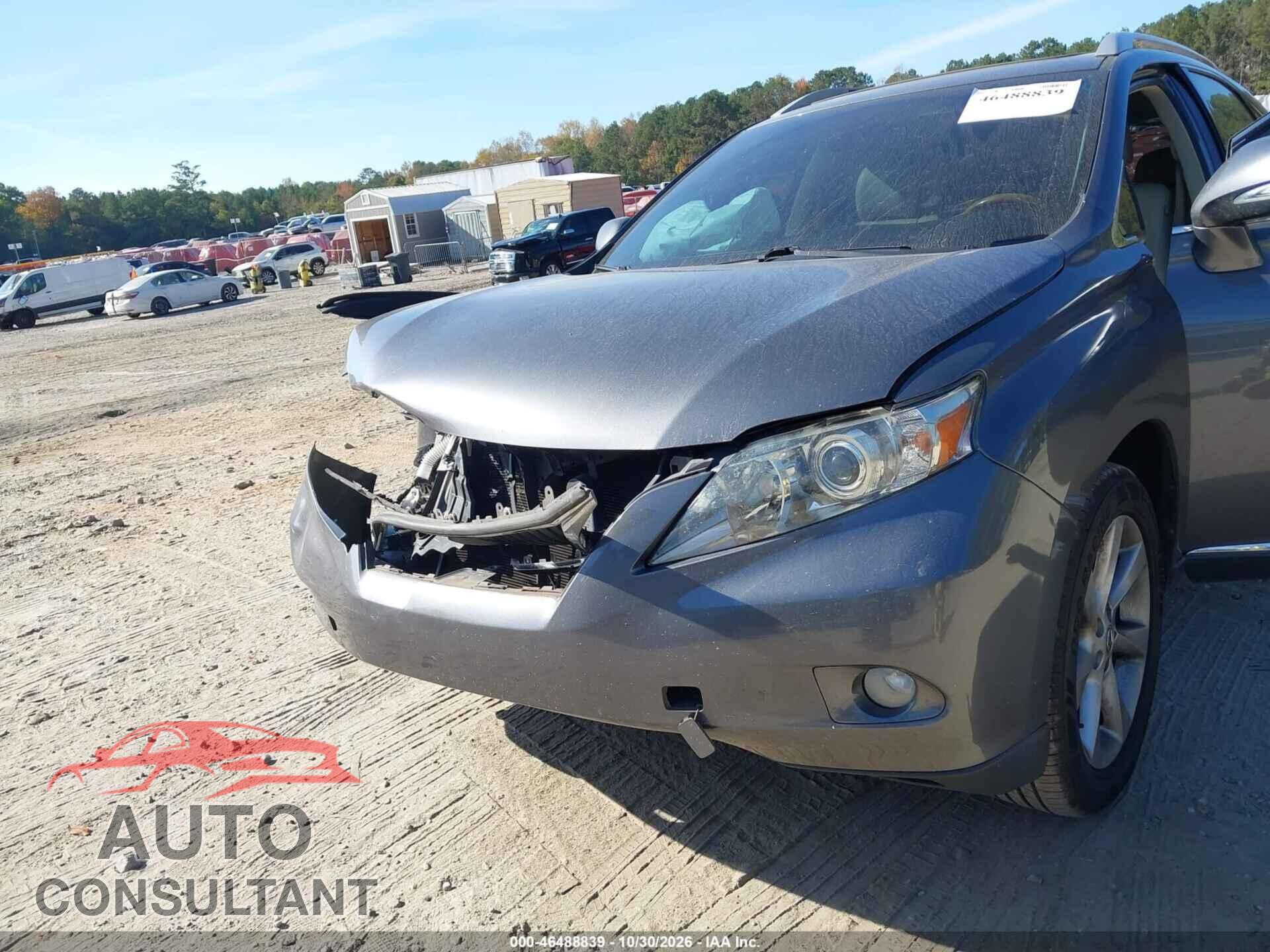 LEXUS RX 350 2012 - 2T2BK1BA8CC134338