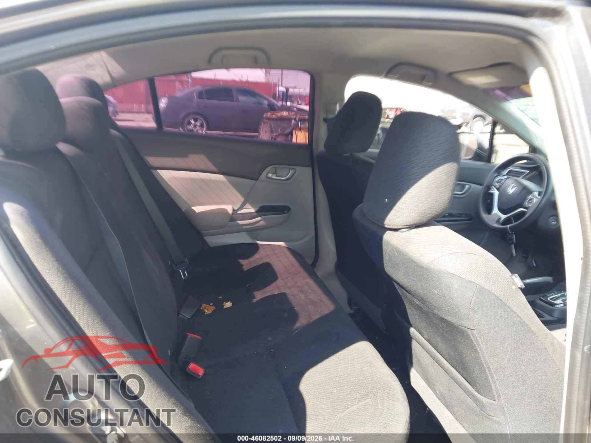 HONDA CIVIC 2013 - 19XFB2F51DE243557