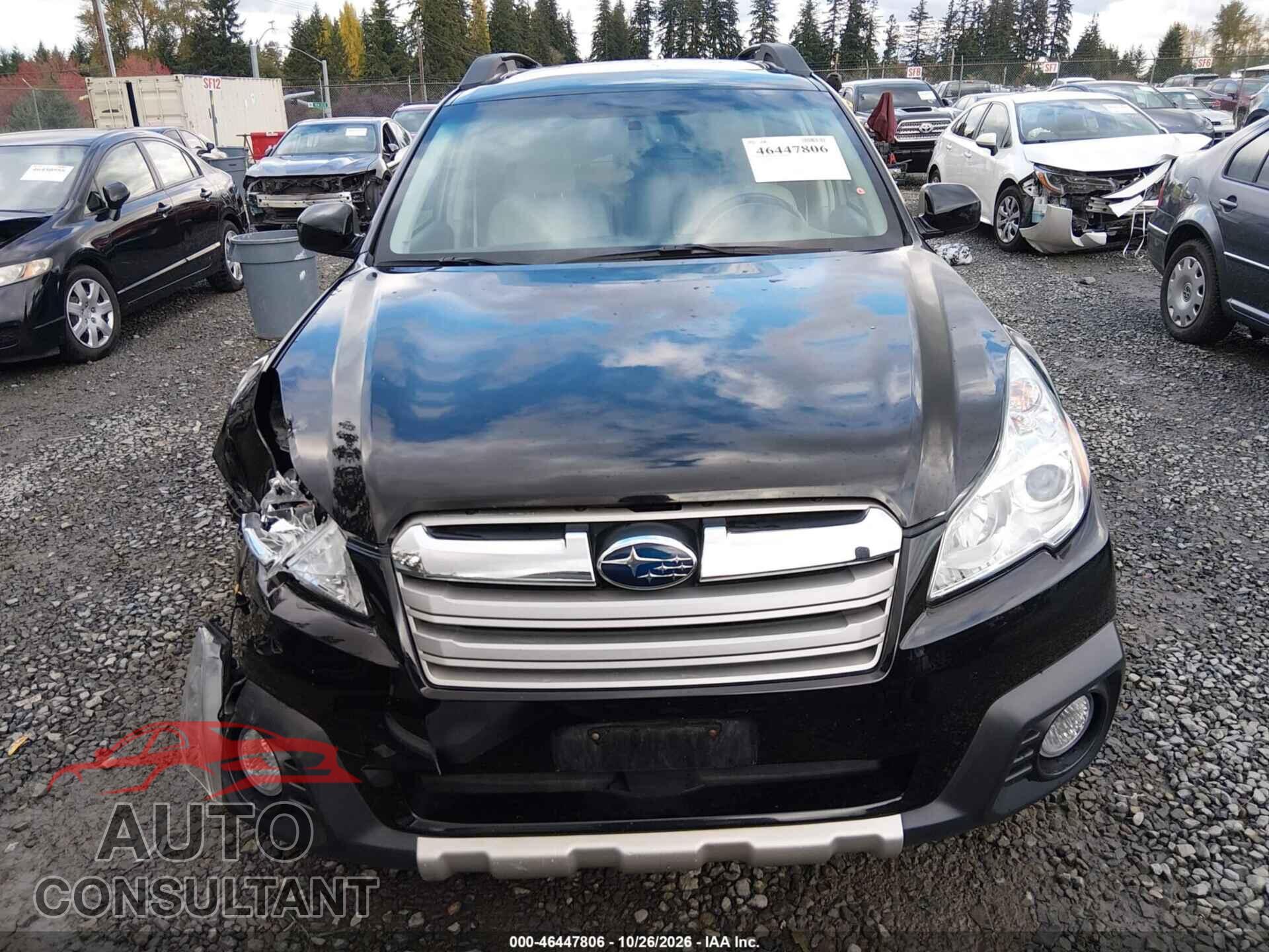 SUBARU OUTBACK 2013 - 4S4BRBLC5D3264119