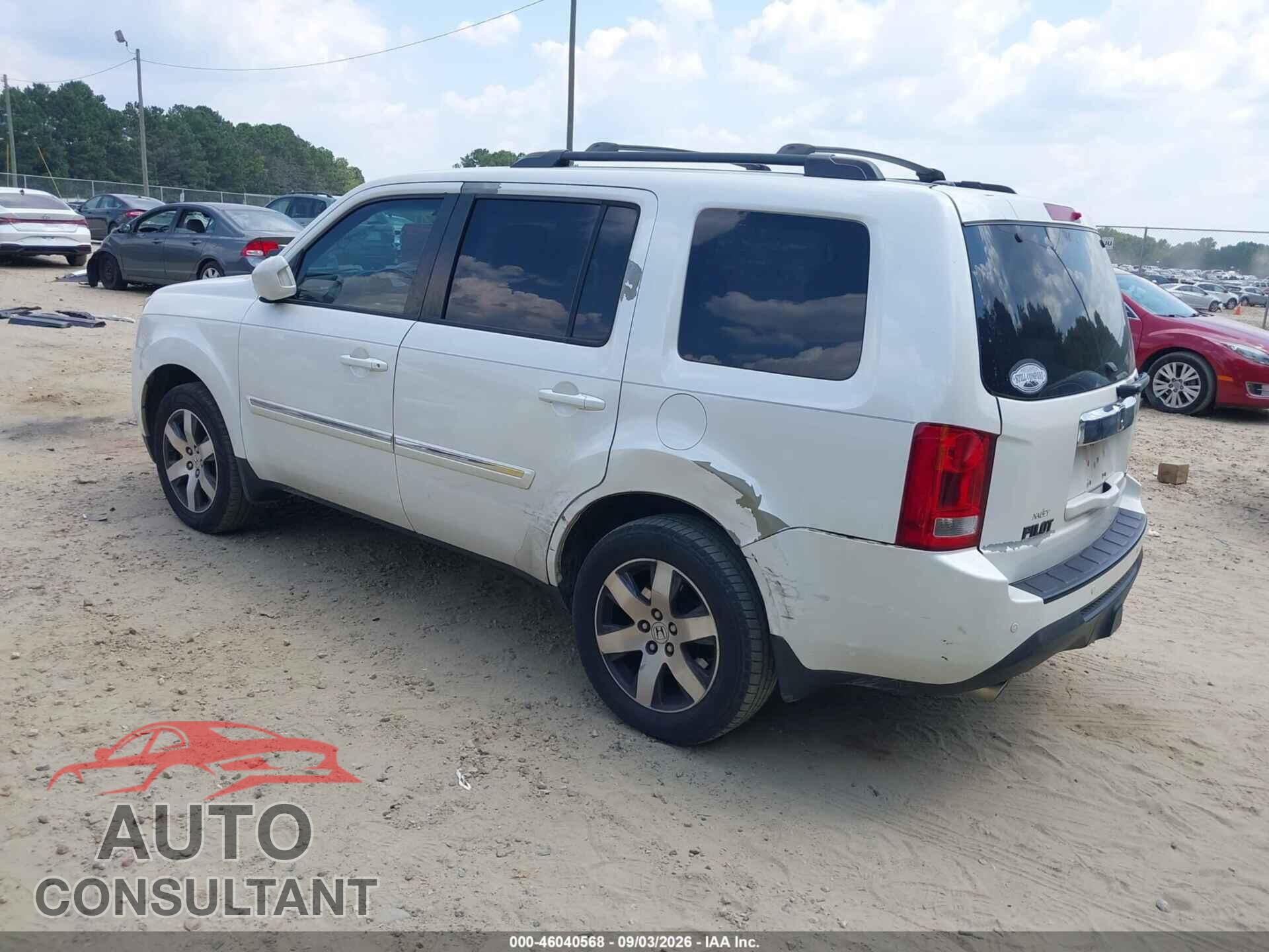 HONDA PILOT 2013 - 5FNYF3H98DB026343