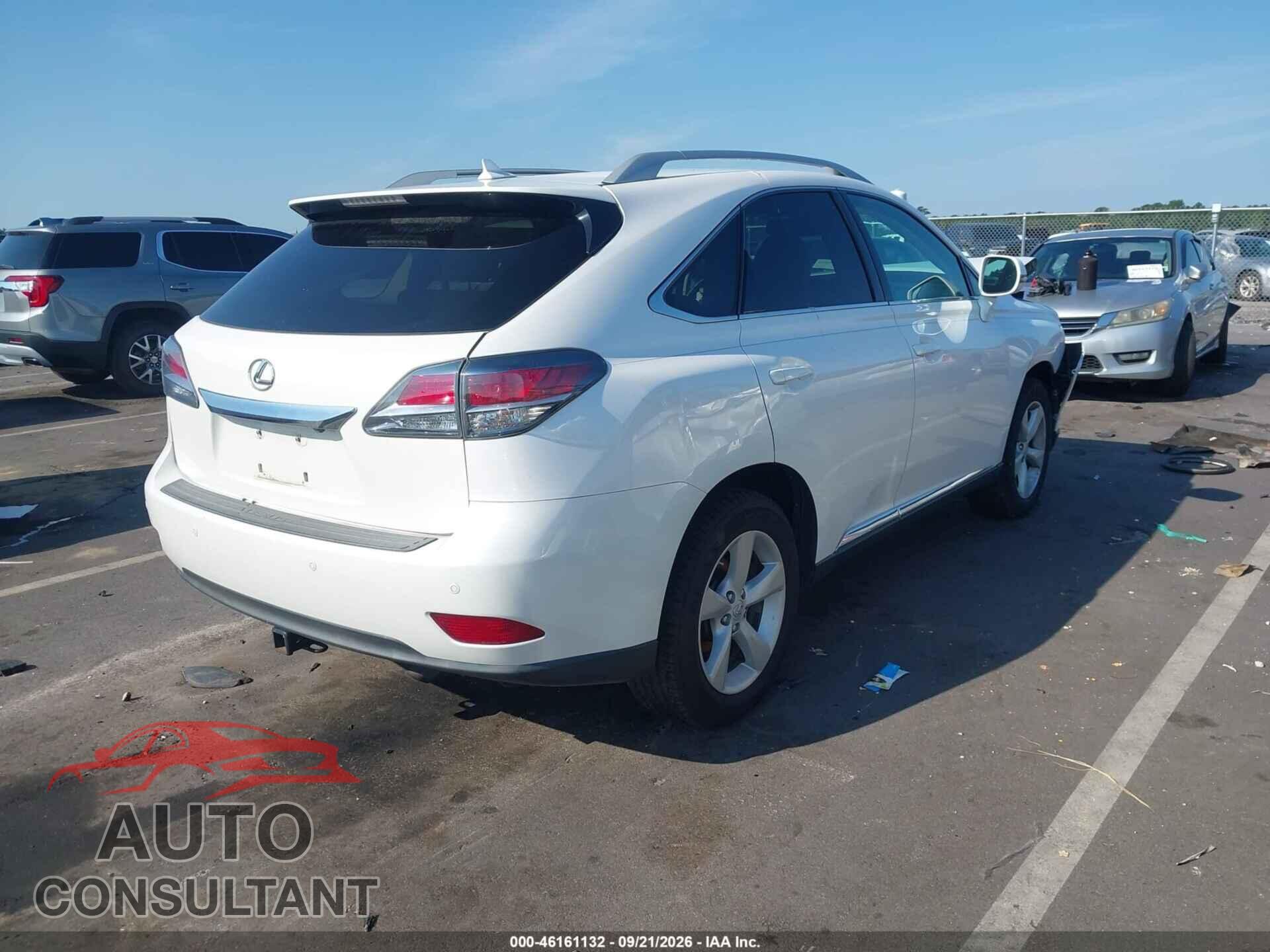LEXUS RX 350 2013 - 2T2BK1BA7DC171916
