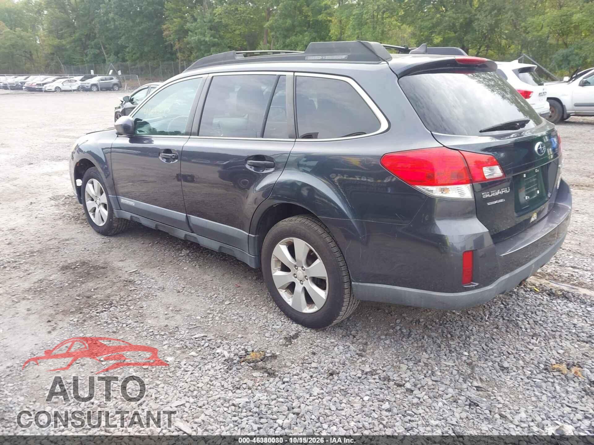 SUBARU OUTBACK 2011 - 4S4BRBKC7B3326943