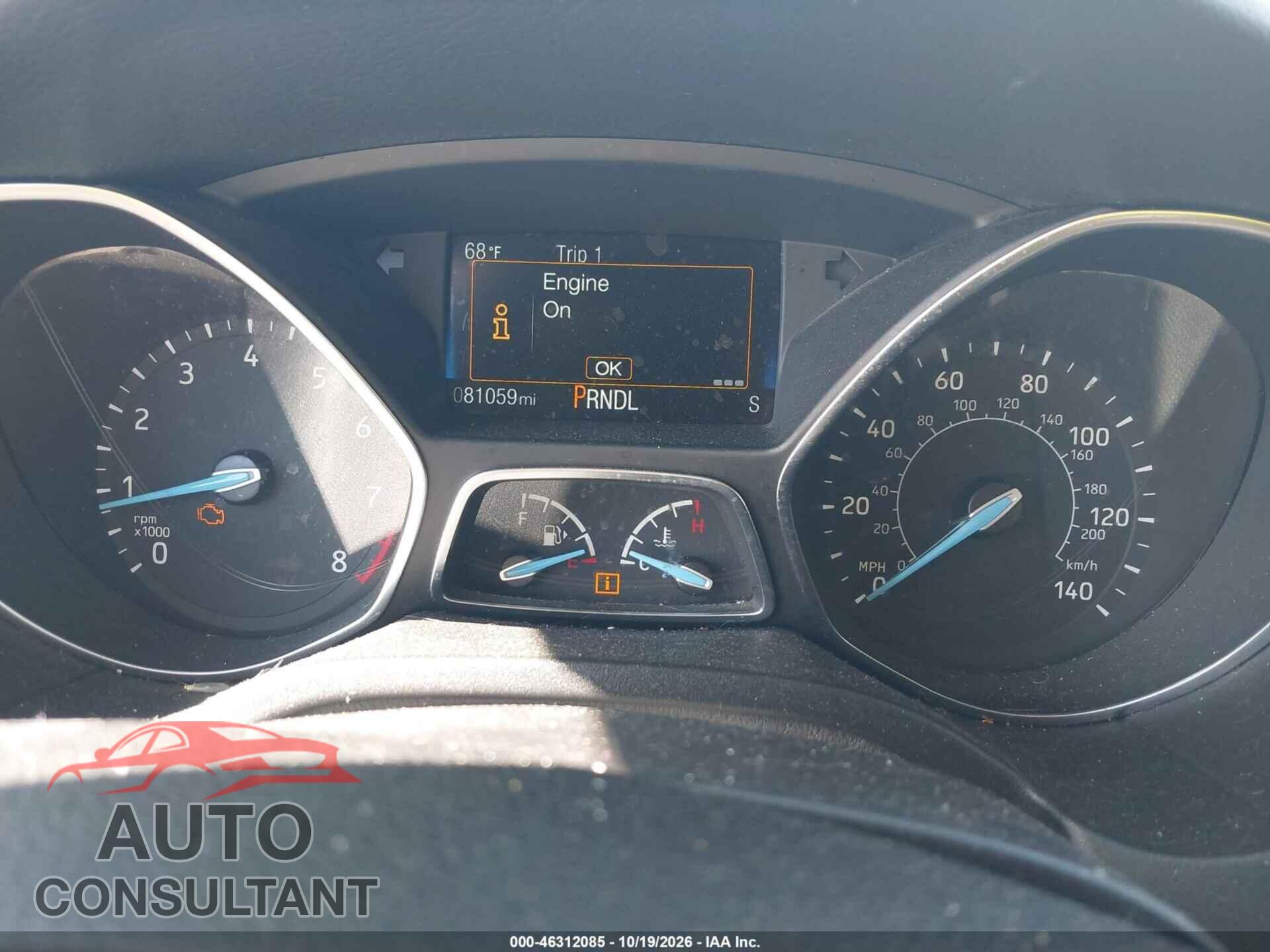 FORD FOCUS 2017 - 1FADP3K25HL233014