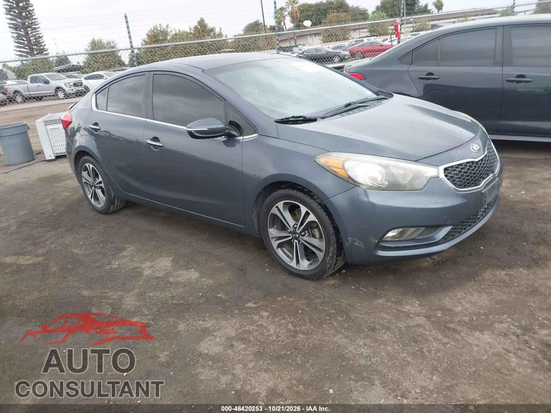 KIA FORTE 2014 - KNAFX4A82E5111609