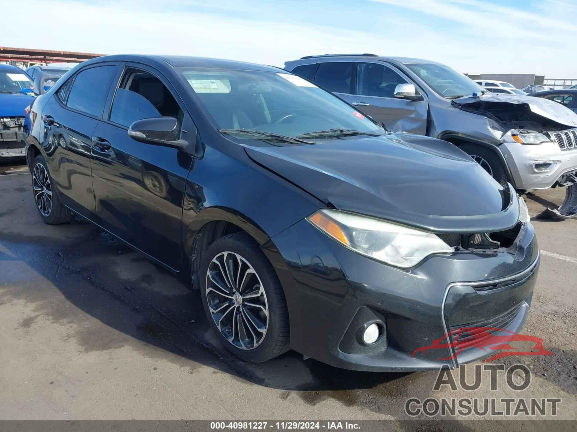 TOYOTA COROLLA 2015 - 5YFBURHEXFP194570
