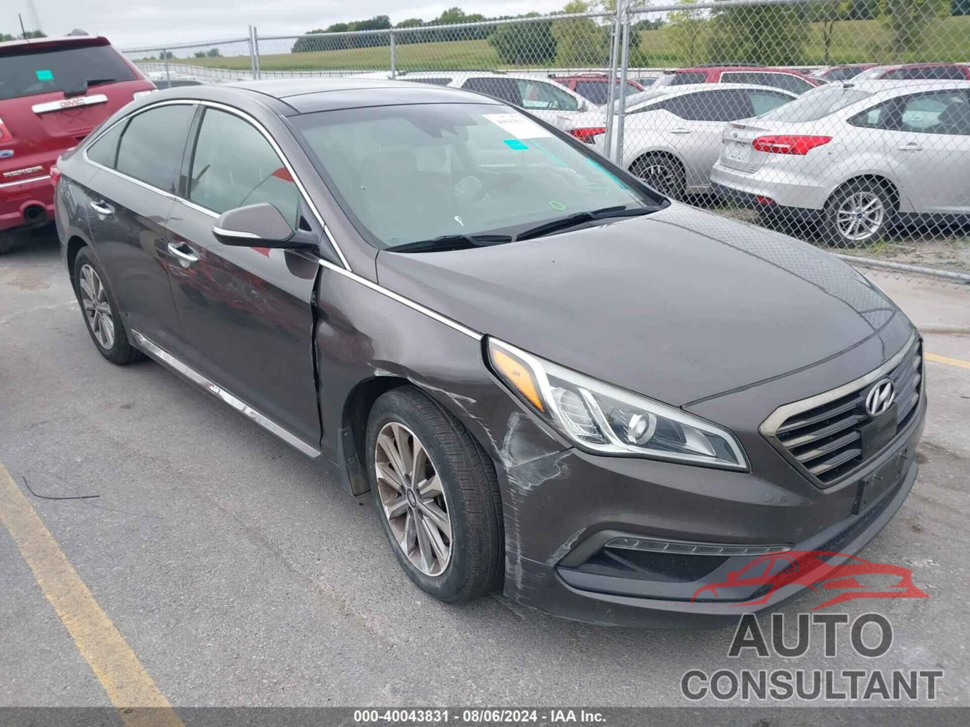 HYUNDAI SONATA 2016 - 5NPE34AF9GH295197