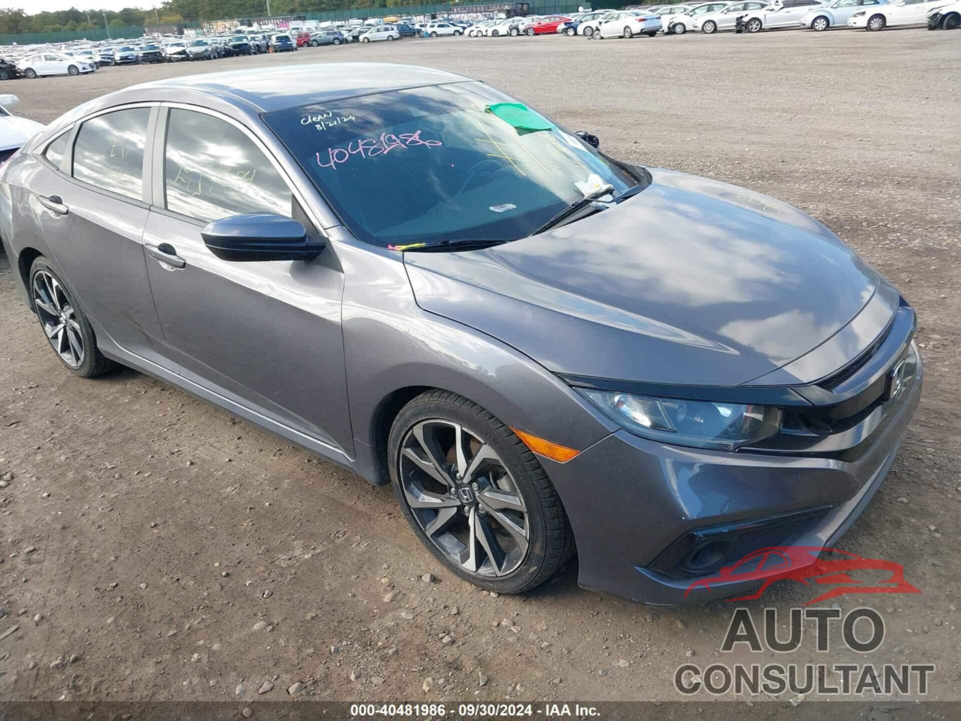 HONDA CIVIC 2019 - 19XFC2F89KE211797