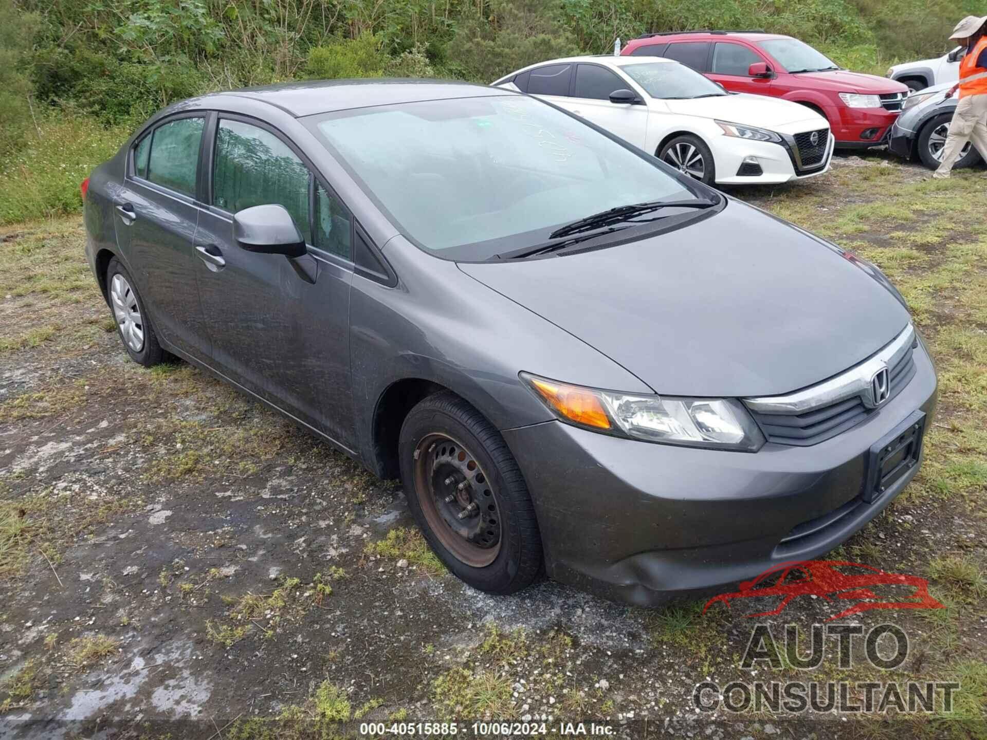 HONDA CIVIC 2012 - 2HGFB2F51CH318889