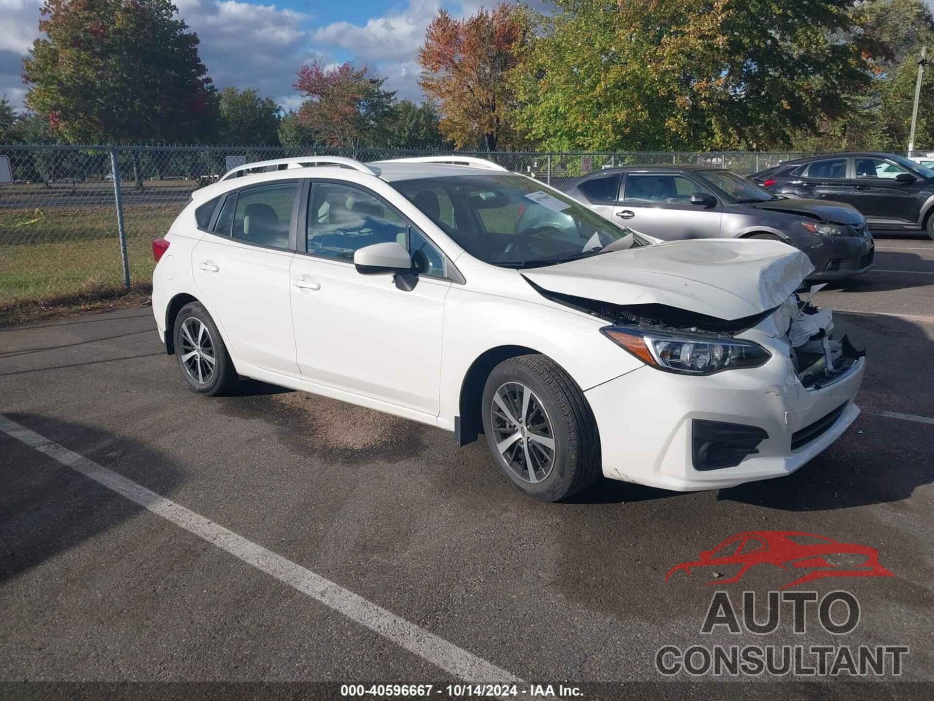 SUBARU IMPREZA 2019 - 4S3GTAD60K3705490