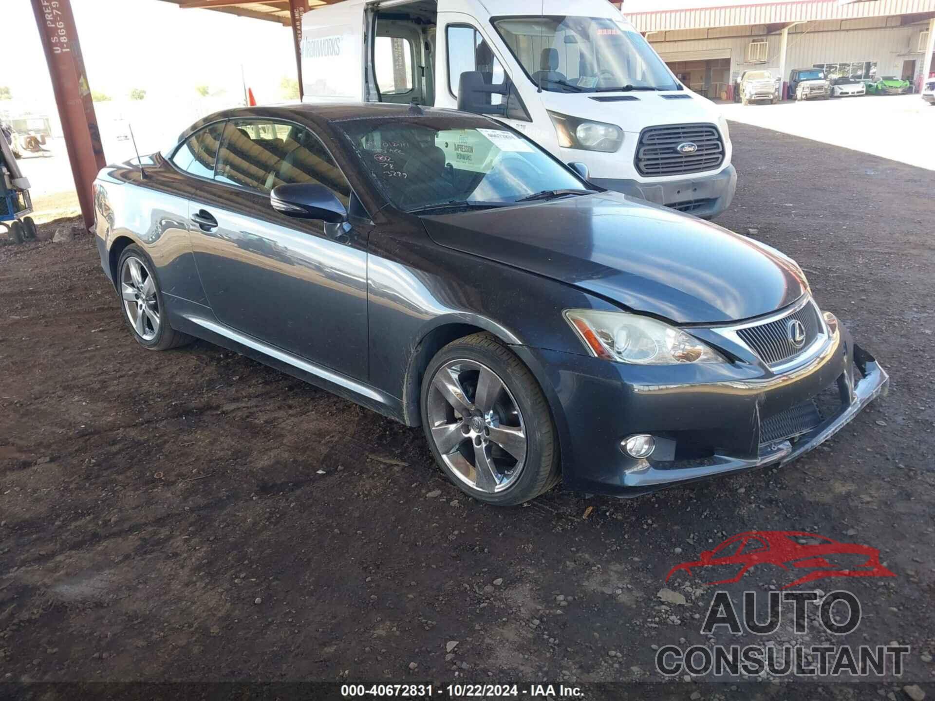 LEXUS IS 250C 2010 - JTHFF2C20A2513299