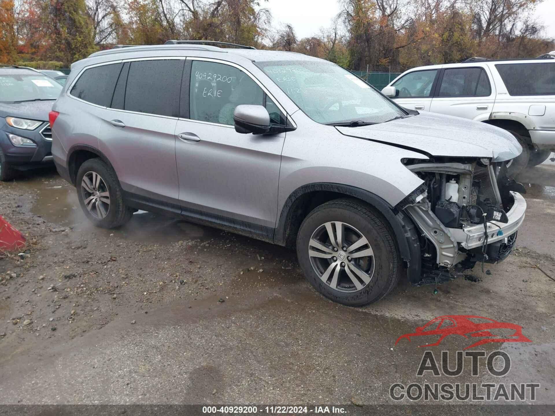 HONDA PILOT 2017 - 5FNYF6H37HB016440