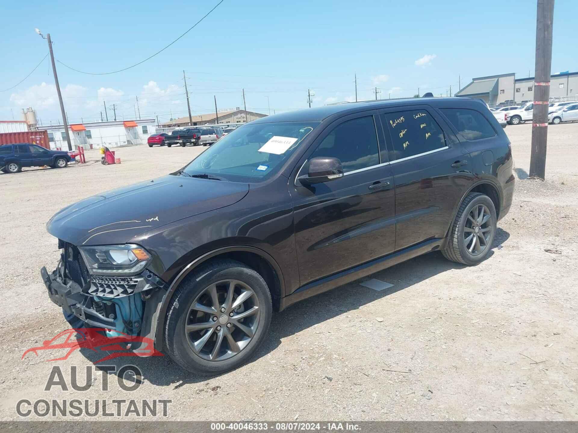 DODGE DURANGO 2017 - 1C4RDHDGXHC829895