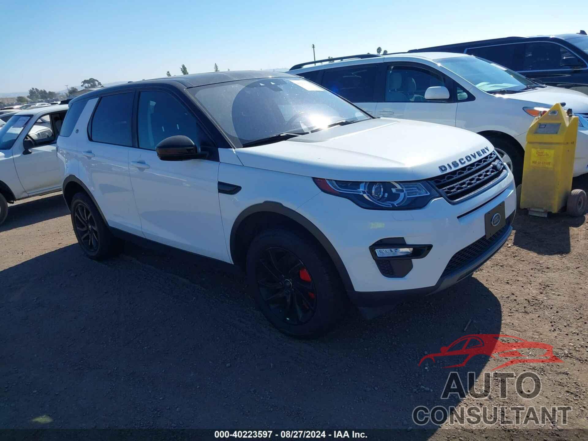 LAND ROVER DISCOVERY SPORT 2017 - SALCP2BGXHH635506