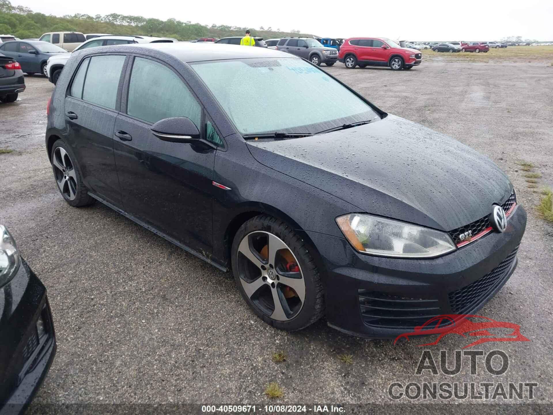 VOLKSWAGEN GOLF GTI 2017 - 3VW5T7AU2HM037841