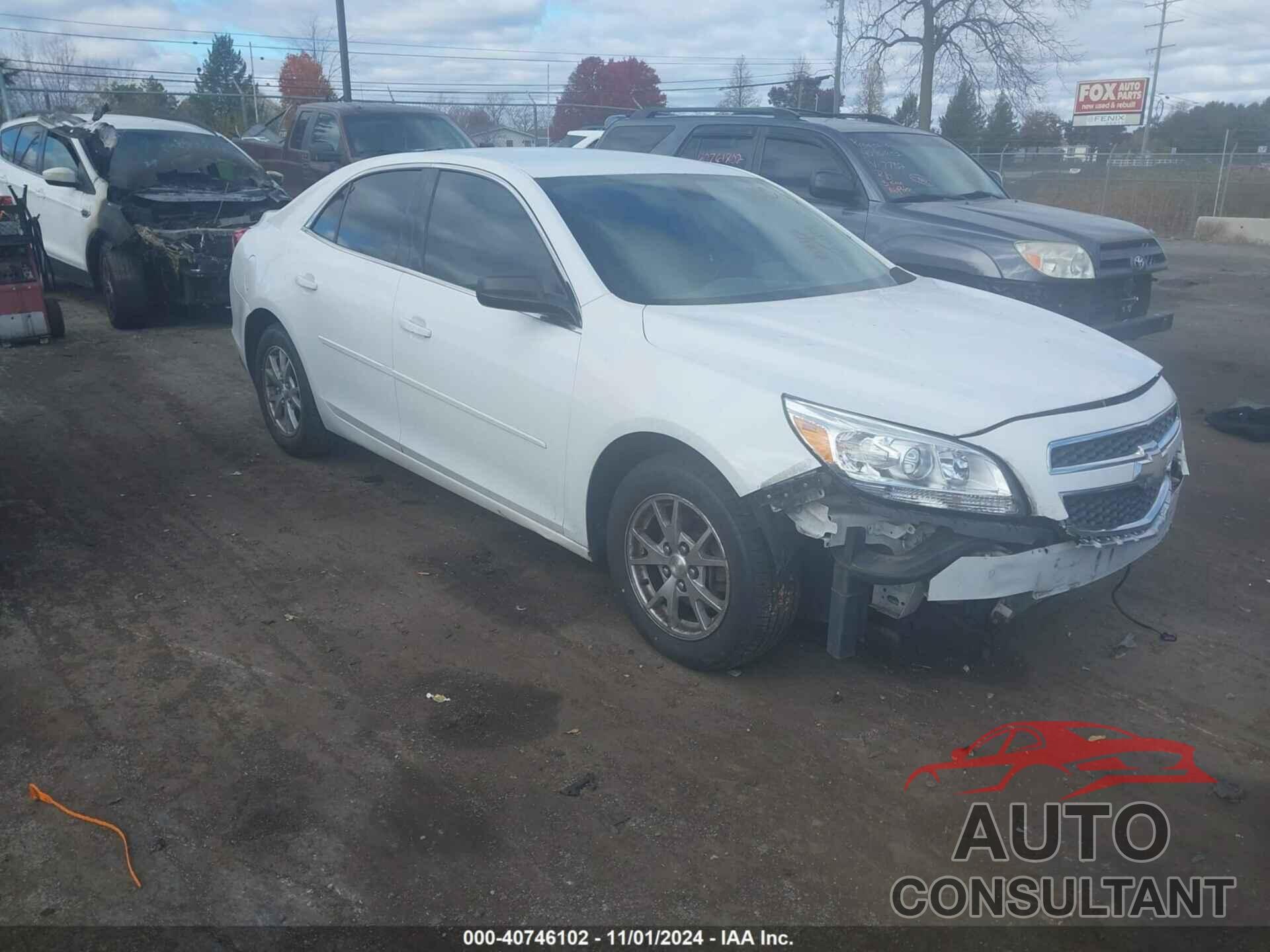 CHEVROLET MALIBU 2013 - 1G11A5SA6DF270284