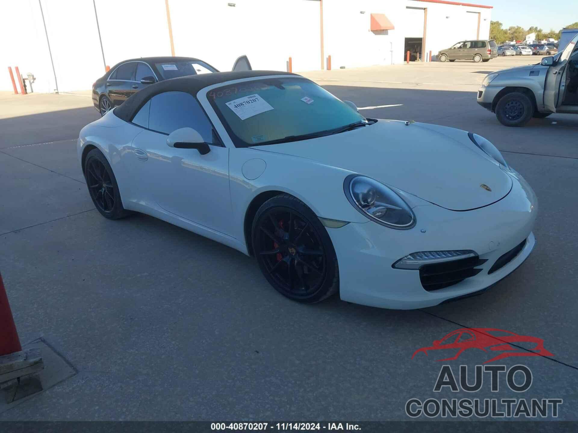 PORSCHE 911 2013 - WP0CB2A92DS156891