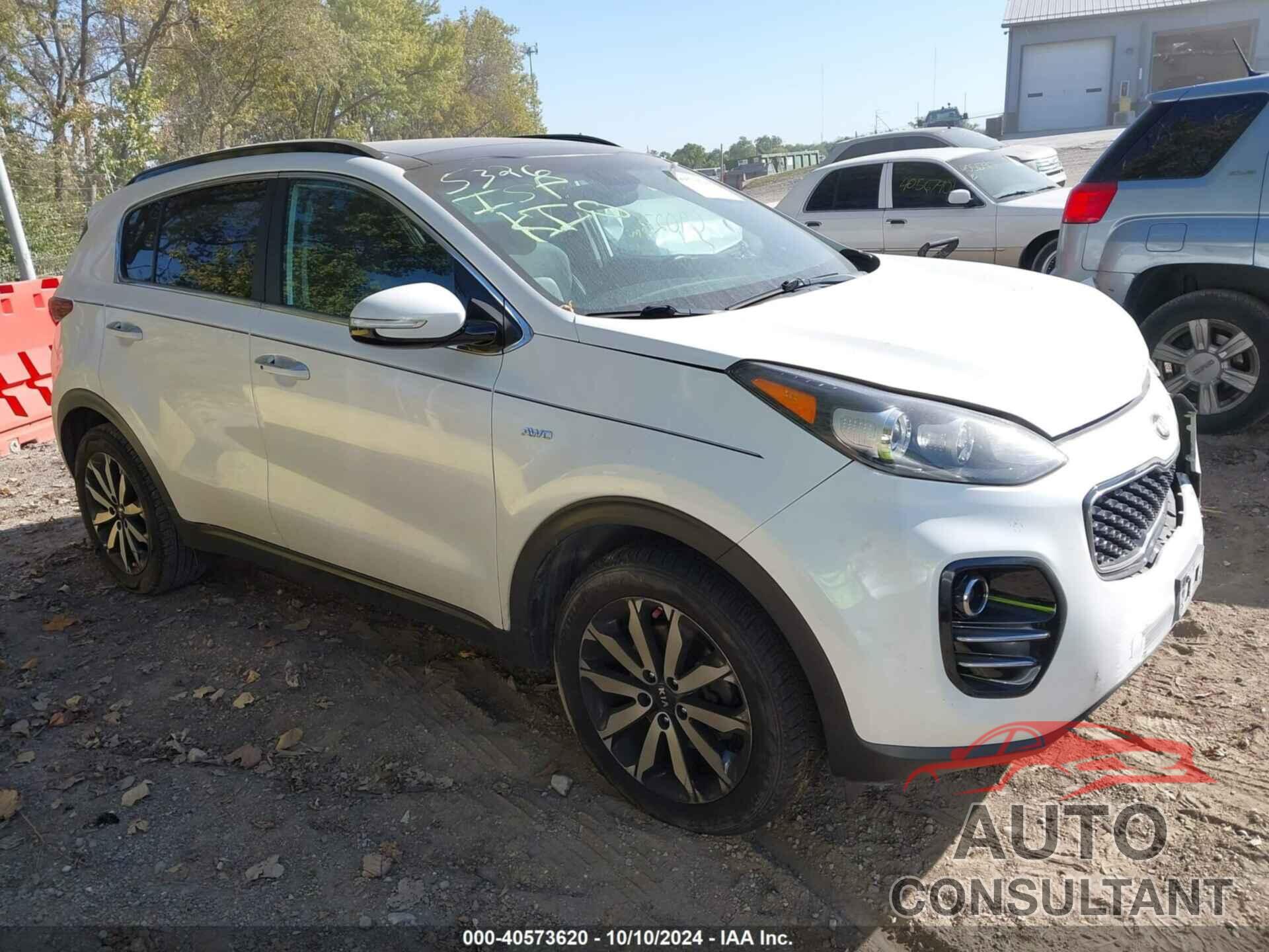 KIA SPORTAGE 2018 - KNDPNCAC5J7481205