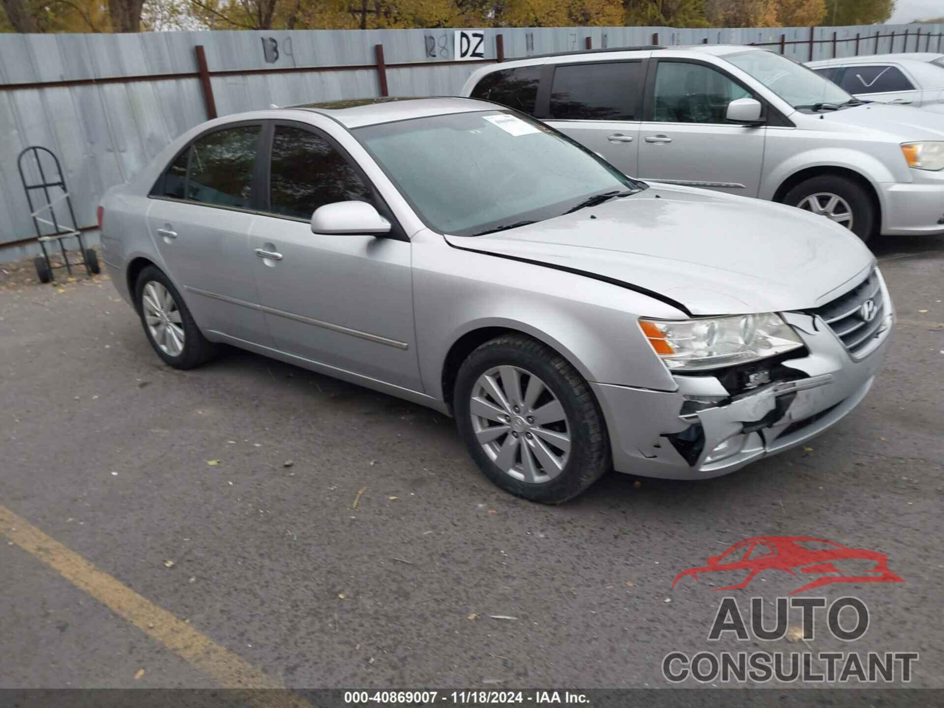 HYUNDAI SONATA 2009 - 5NPEU46C69H456992