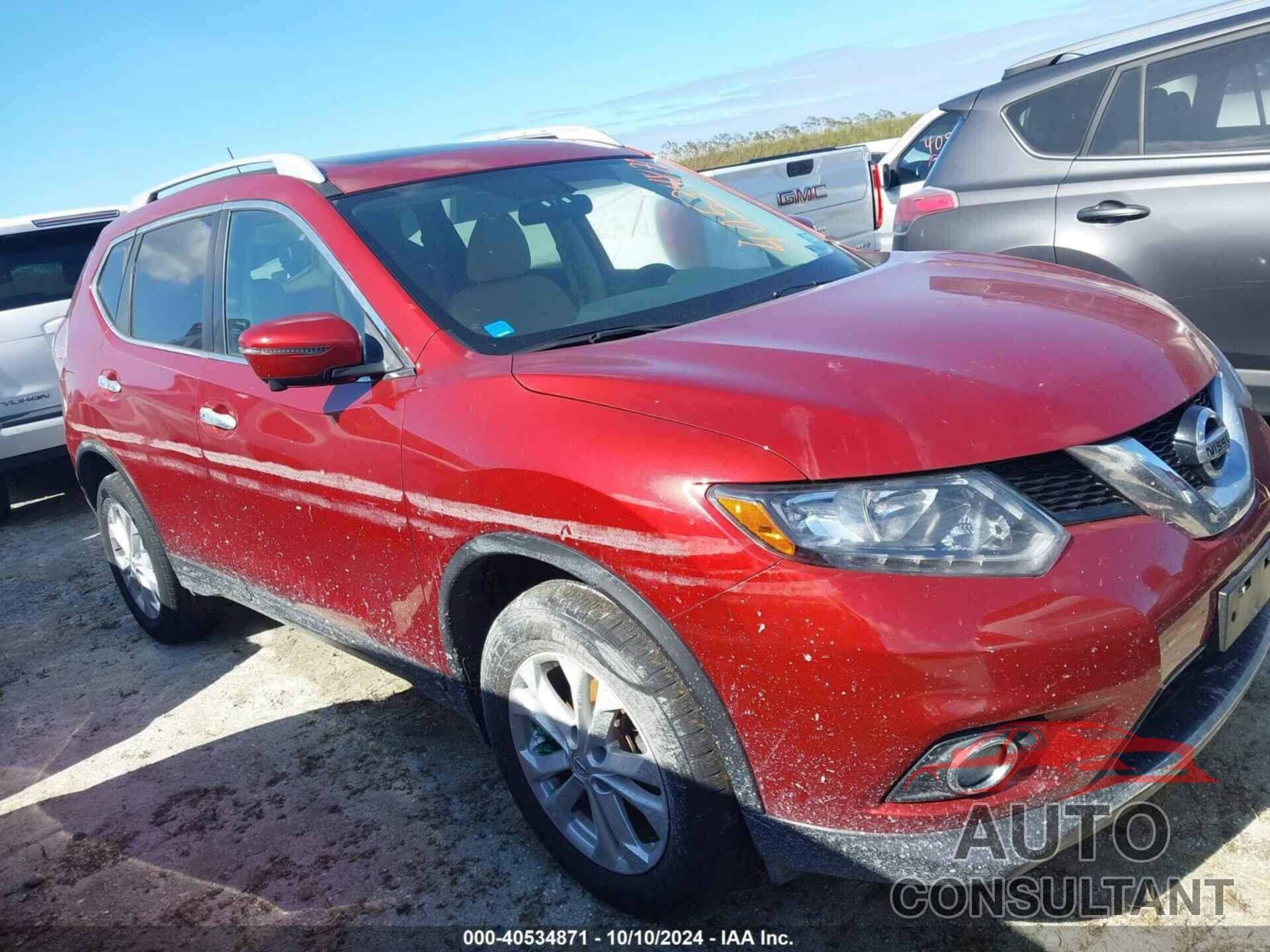 NISSAN ROGUE 2016 - 5N1AT2MV2GC825569