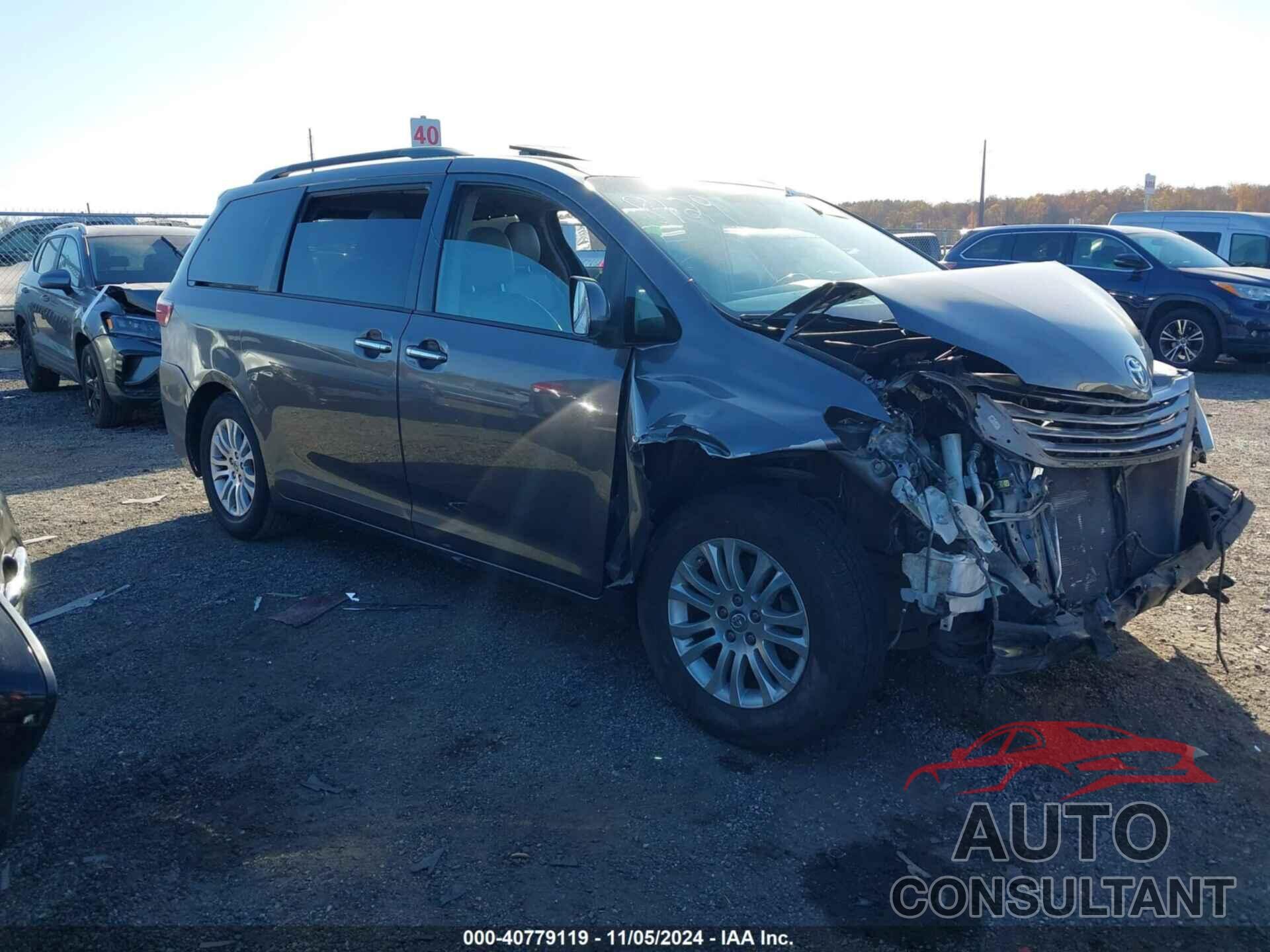 TOYOTA SIENNA 2017 - 5TDYZ3DC4HS778129