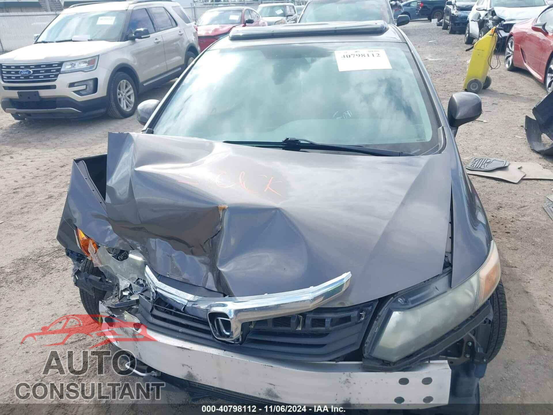 HONDA CIVIC 2012 - 19XFB2F90CE004096