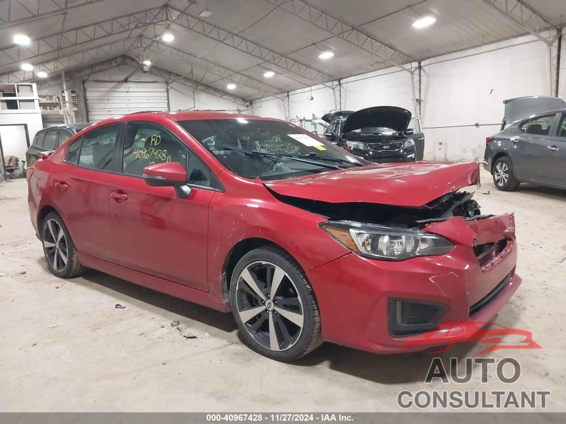 SUBARU IMPREZA 2017 - 4S3GKAK69H1623817