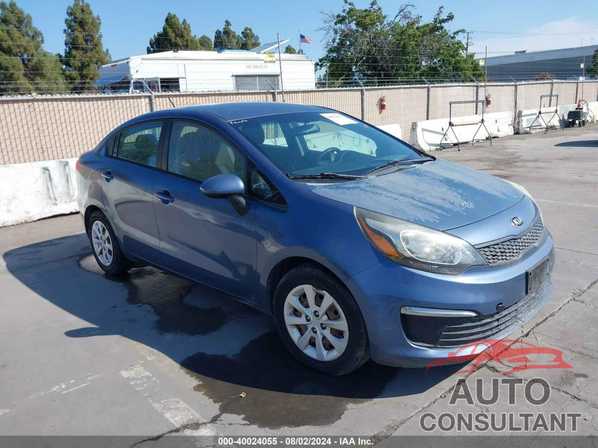 KIA RIO 2016 - KNADM4A38G6573528