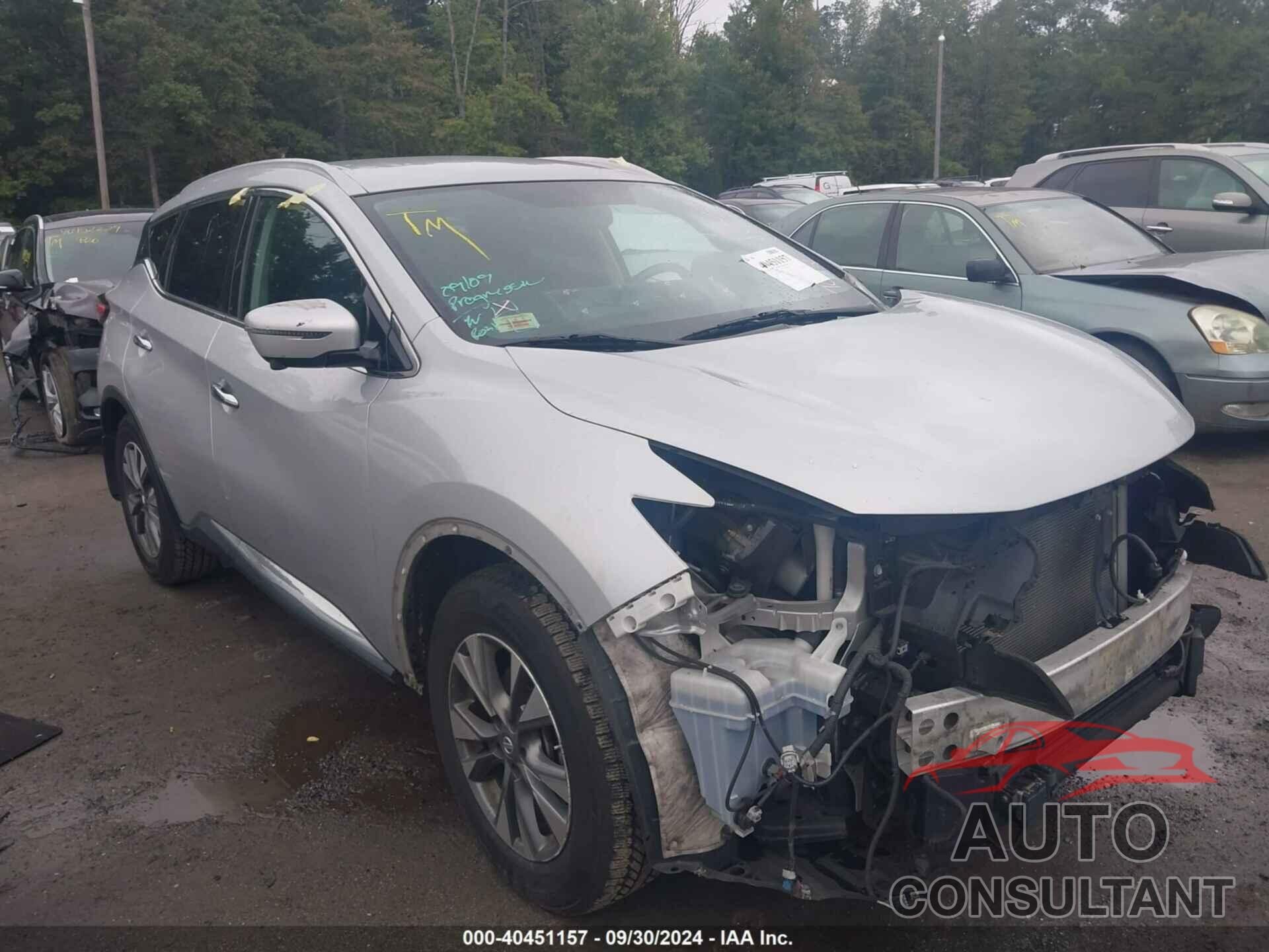 NISSAN MURANO 2018 - 5N1AZ2MH8JN182746