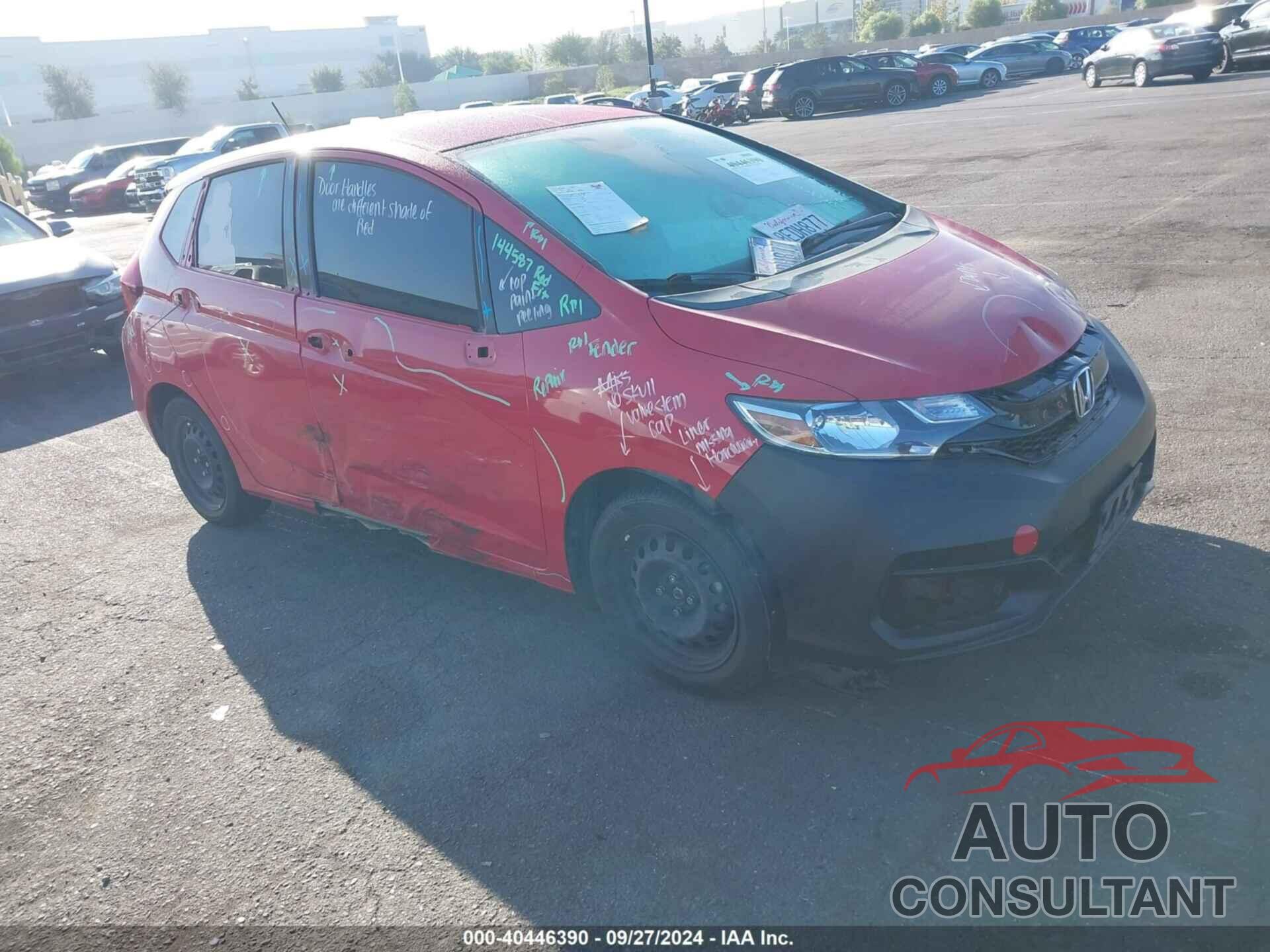 HONDA FIT 2018 - 3HGGK5H43JM735634