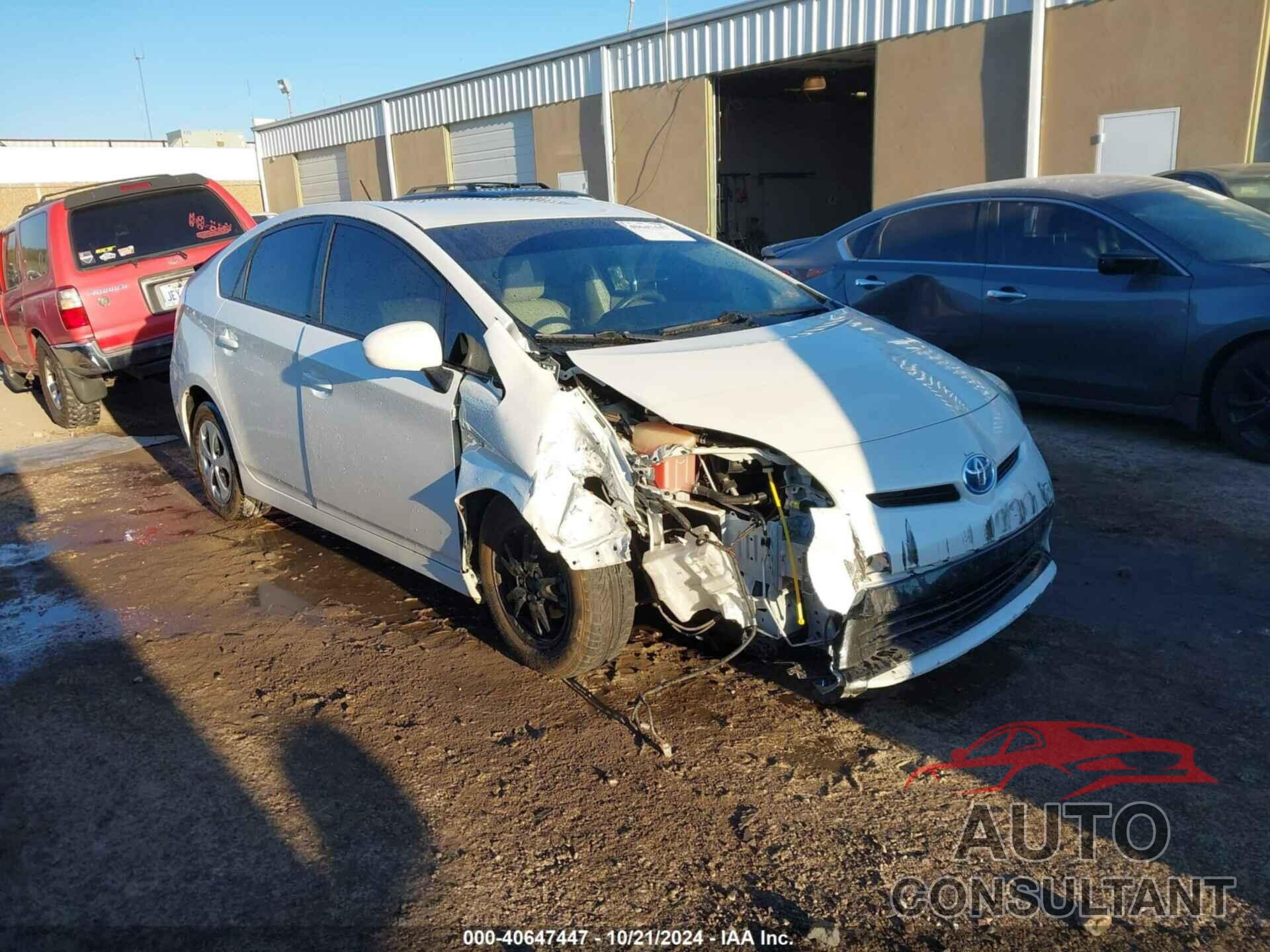 TOYOTA PRIUS 2012 - JTDKN3DU2C5452788