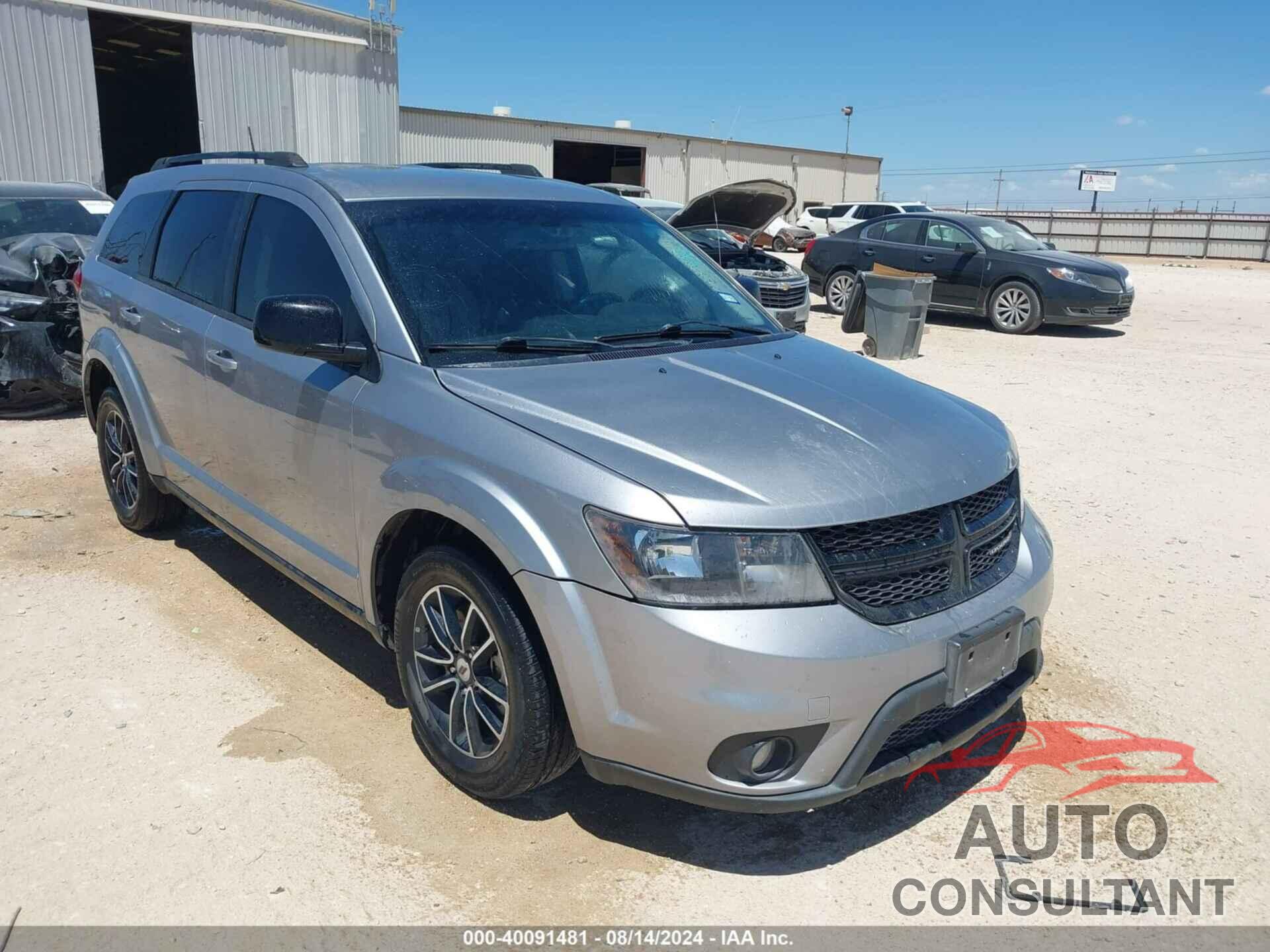 DODGE JOURNEY 2018 - 3C4PDCBG8JT503925