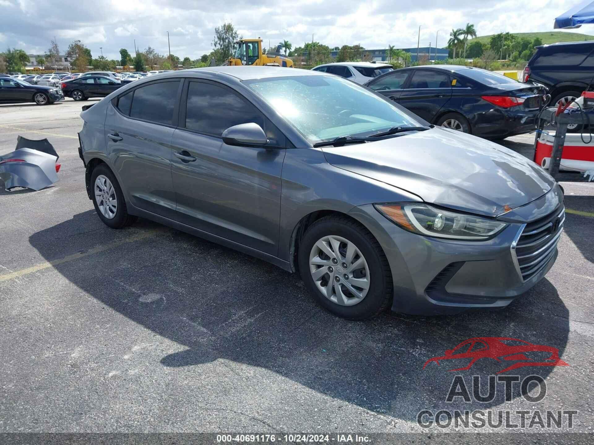 HYUNDAI ELANTRA 2018 - 5NPD74LF5JH380087