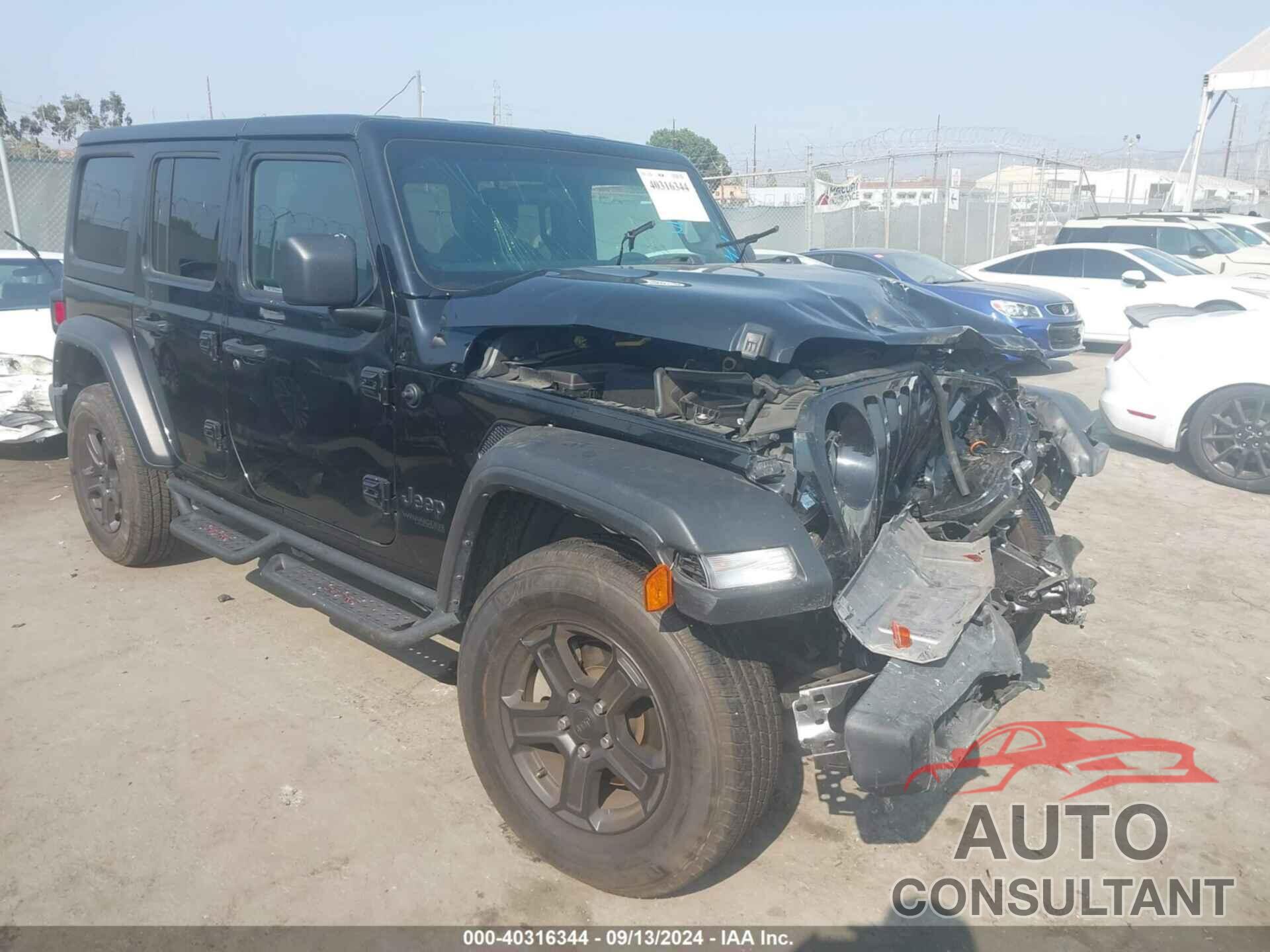 JEEP WRANGLER UNLIMITED 2022 - 1C4HJXDG9NW160124