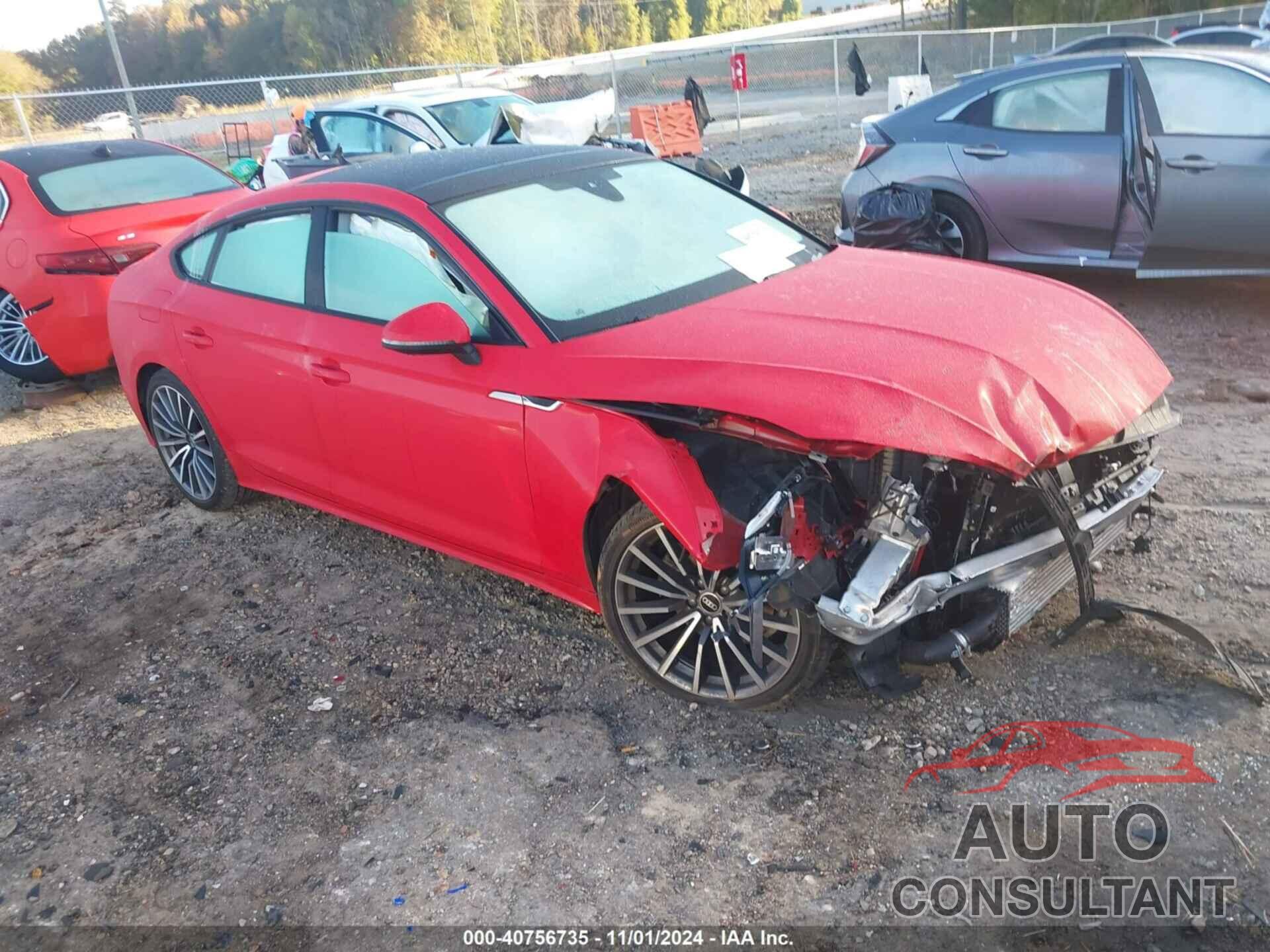 AUDI A5 SPORTBACK 2022 - WAUCBCF58NA011306