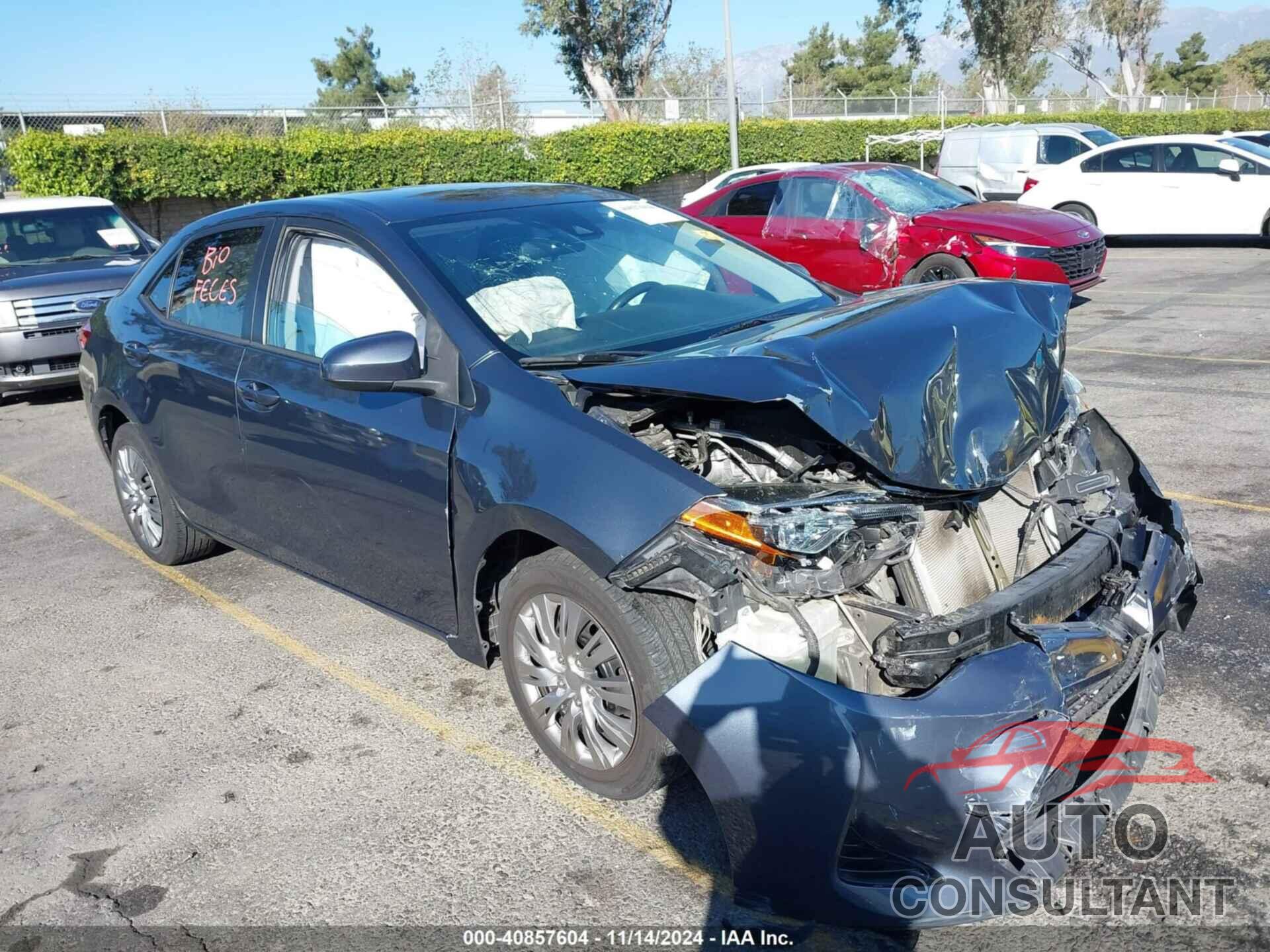 TOYOTA COROLLA 2018 - 5YFBURHE1JP795312