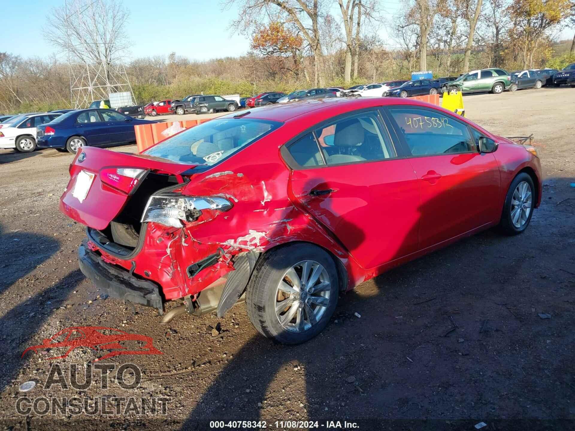 KIA FORTE 2015 - KNAFX4A61F5273375