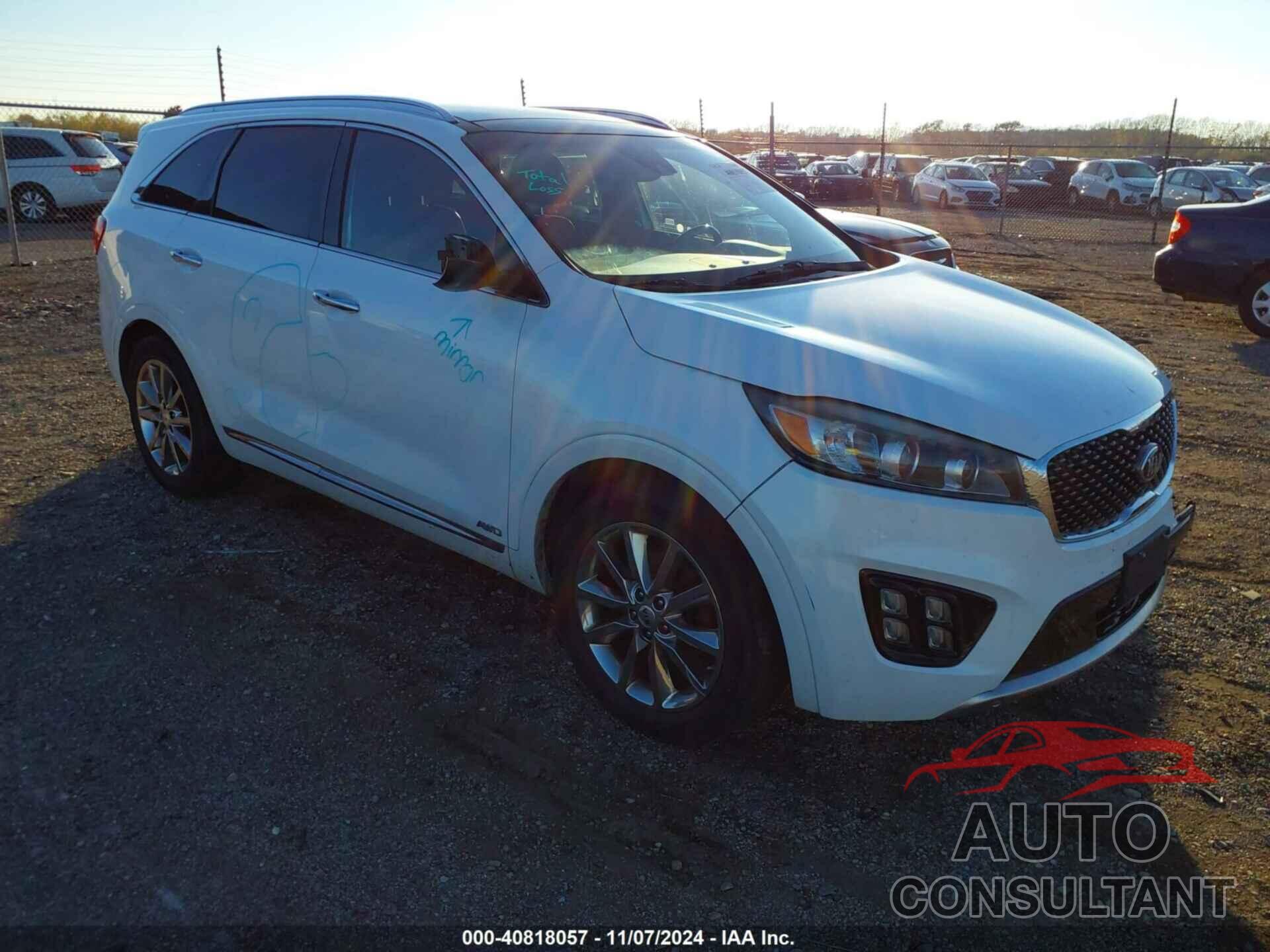 KIA SORENTO 2016 - 5XYPKDA52GG083624