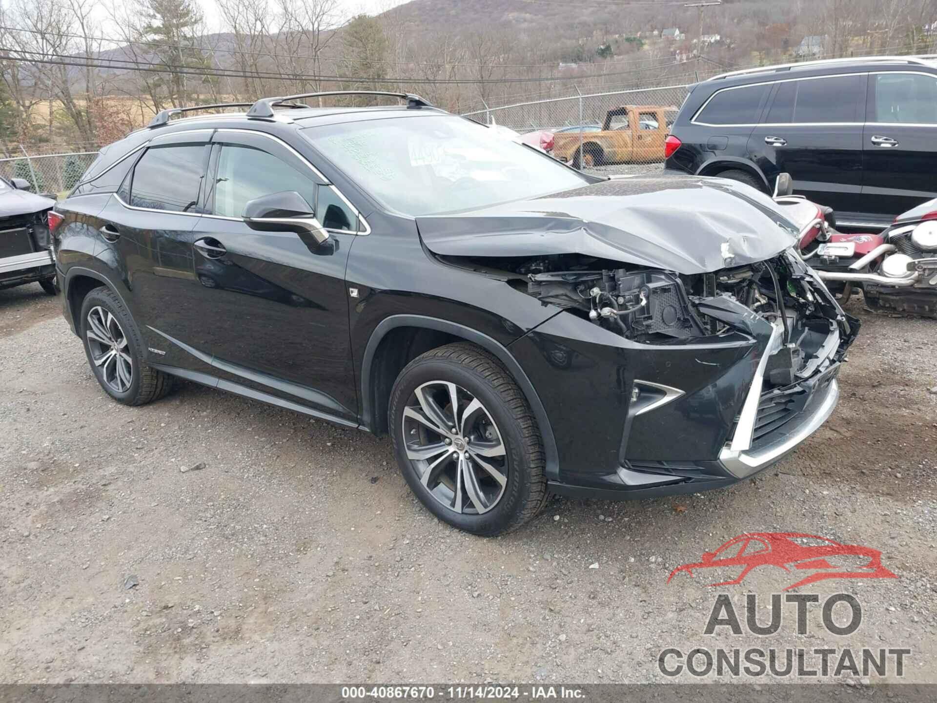 LEXUS RX 450H 2017 - 2T2BGMCAXHC014050