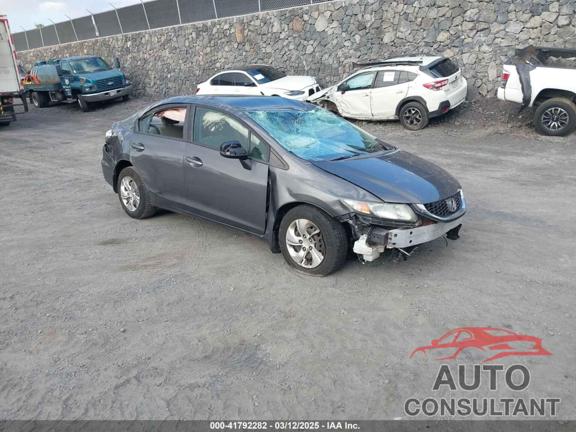 HONDA CIVIC 2013 - 2HGFB2F57DH594625