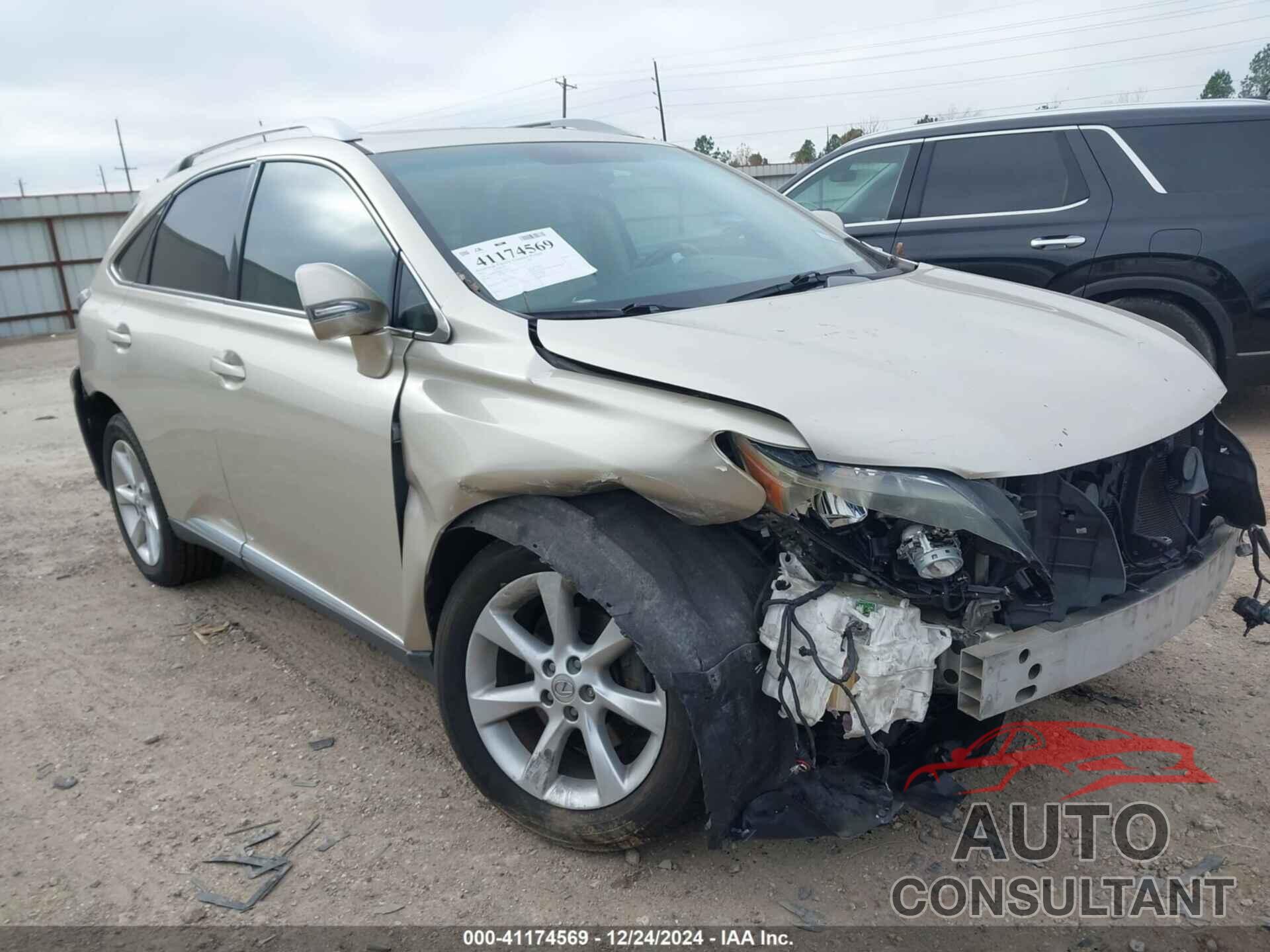 LEXUS RX 350 2011 - 2T2BK1BA1BC115015