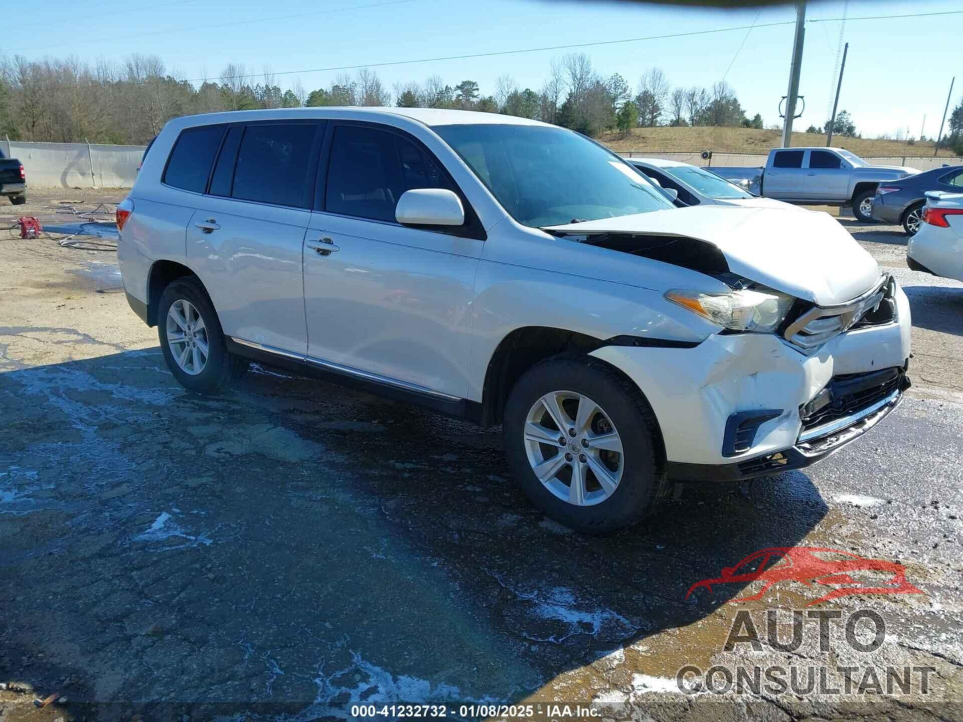 TOYOTA HIGHLANDER 2013 - 5TDZA3EH1DS032821