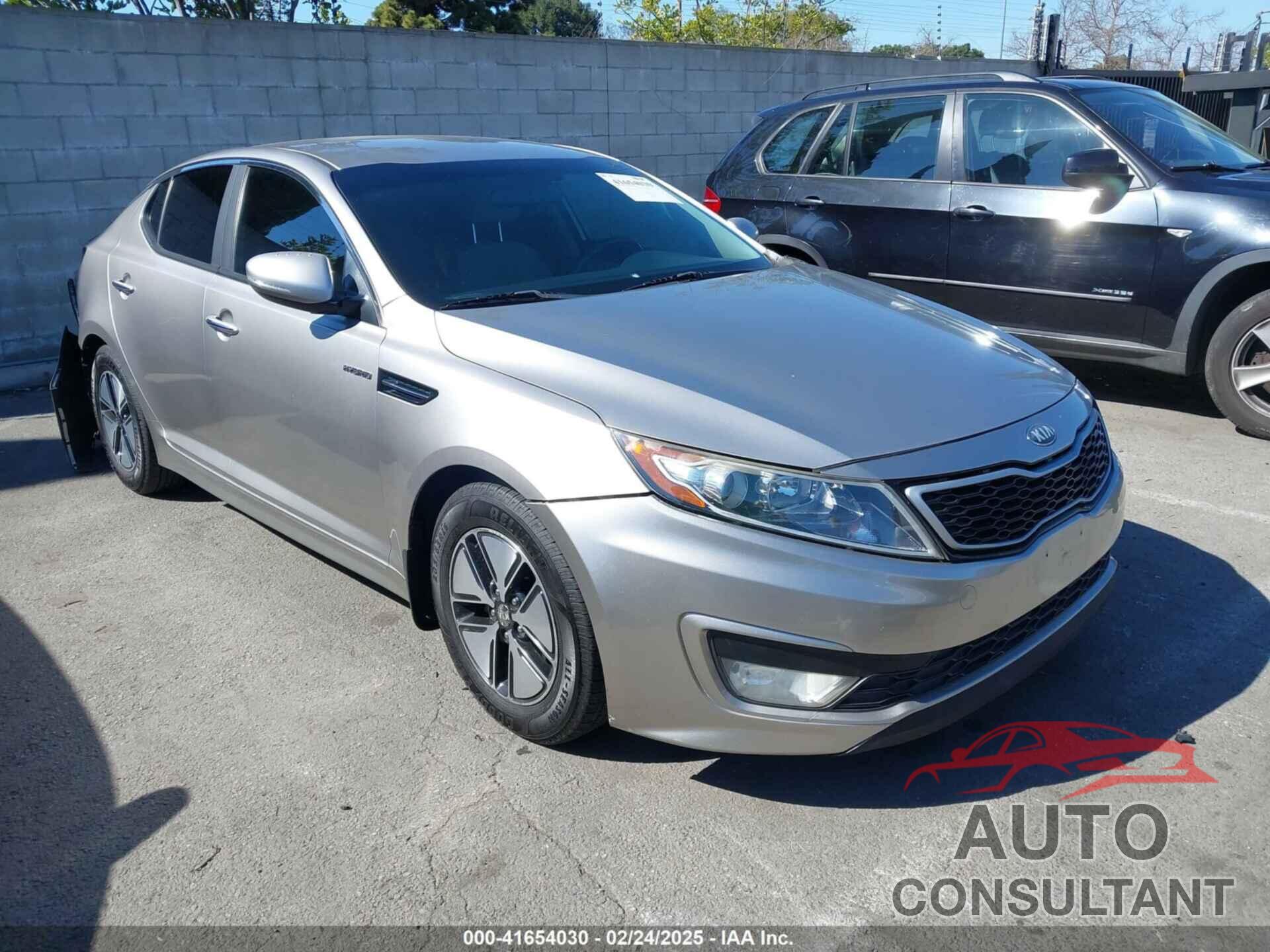 KIA OPTIMA HYBRID 2013 - KNAGM4AD6D5039662