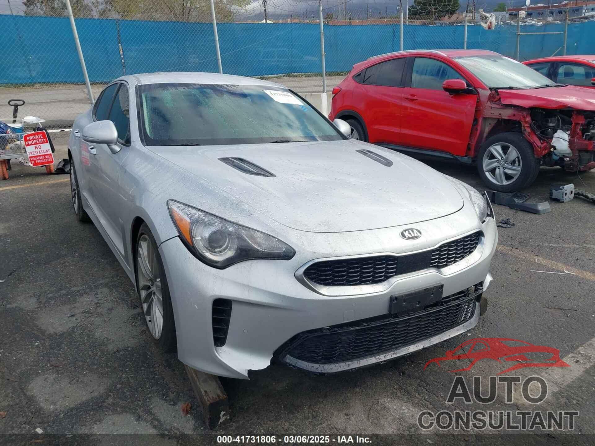 KIA STINGER 2018 - KNAE15LA0J6021379