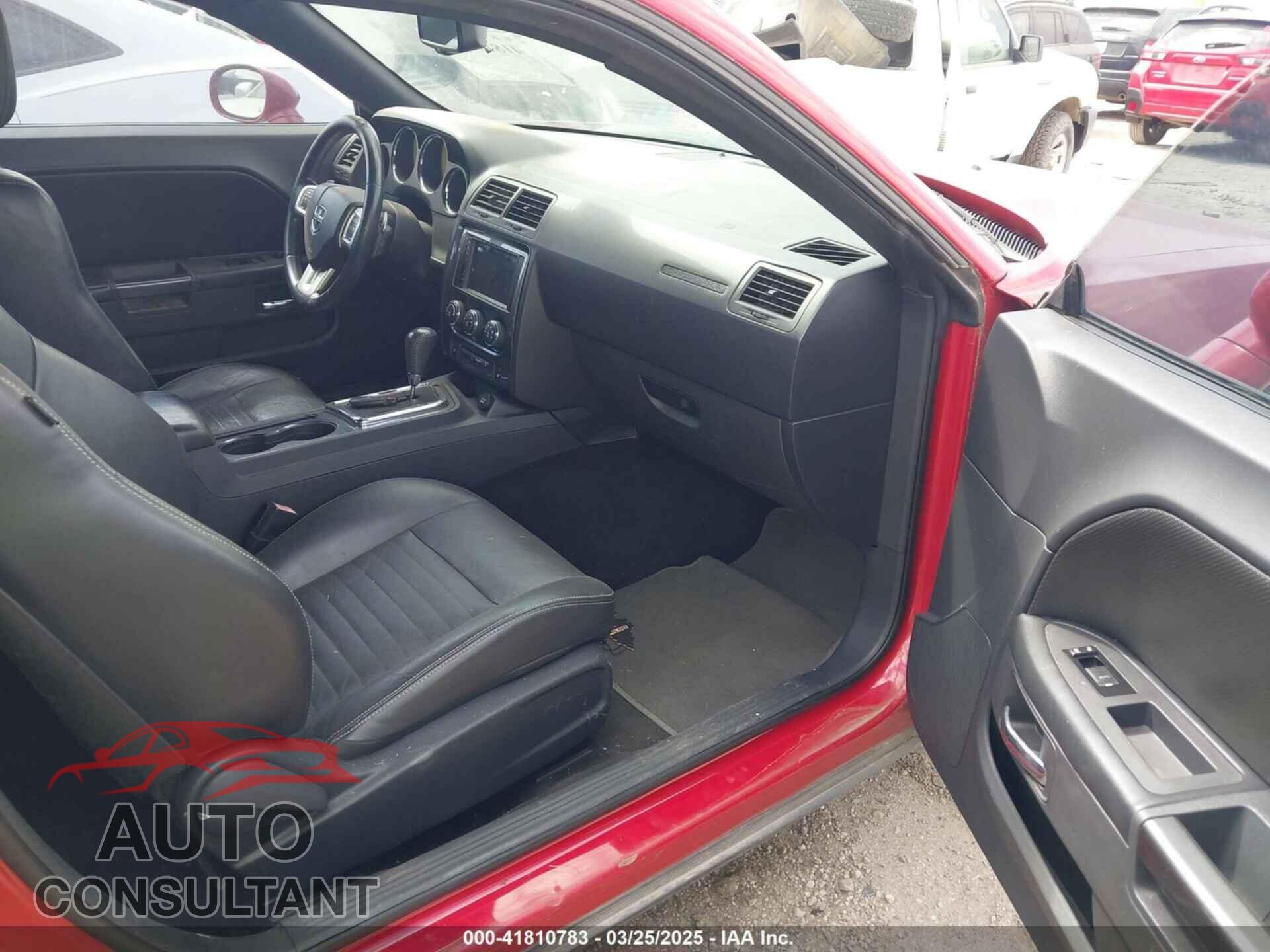 DODGE CHALLENGER 2012 - 2C3CDYAG4CH180843