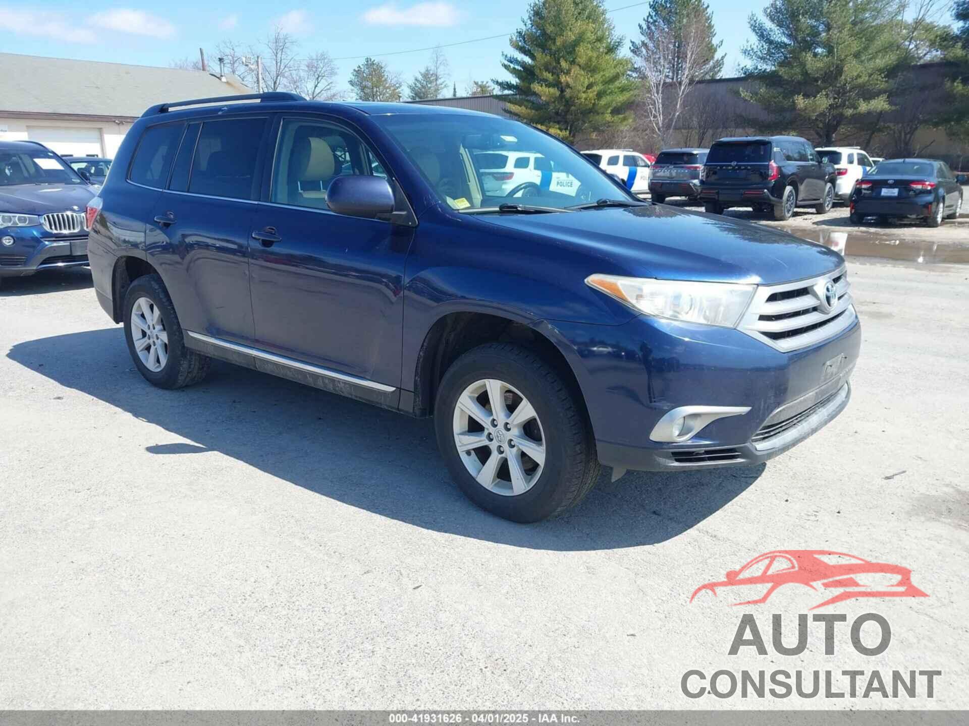 TOYOTA HIGHLANDER 2013 - 5TDBK3EH0DS193532