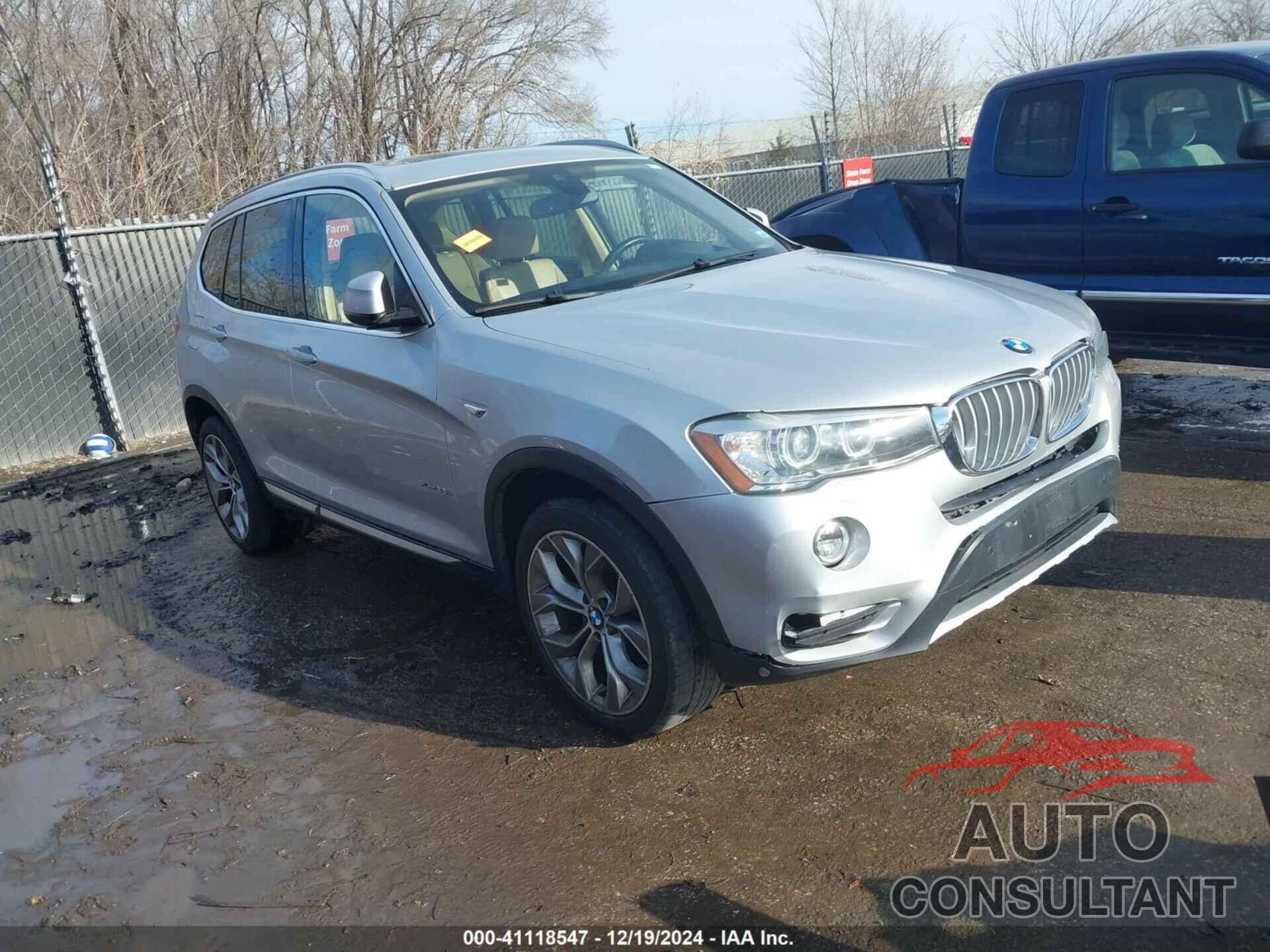 BMW X3 2016 - 5UXWX9C50G0D76100