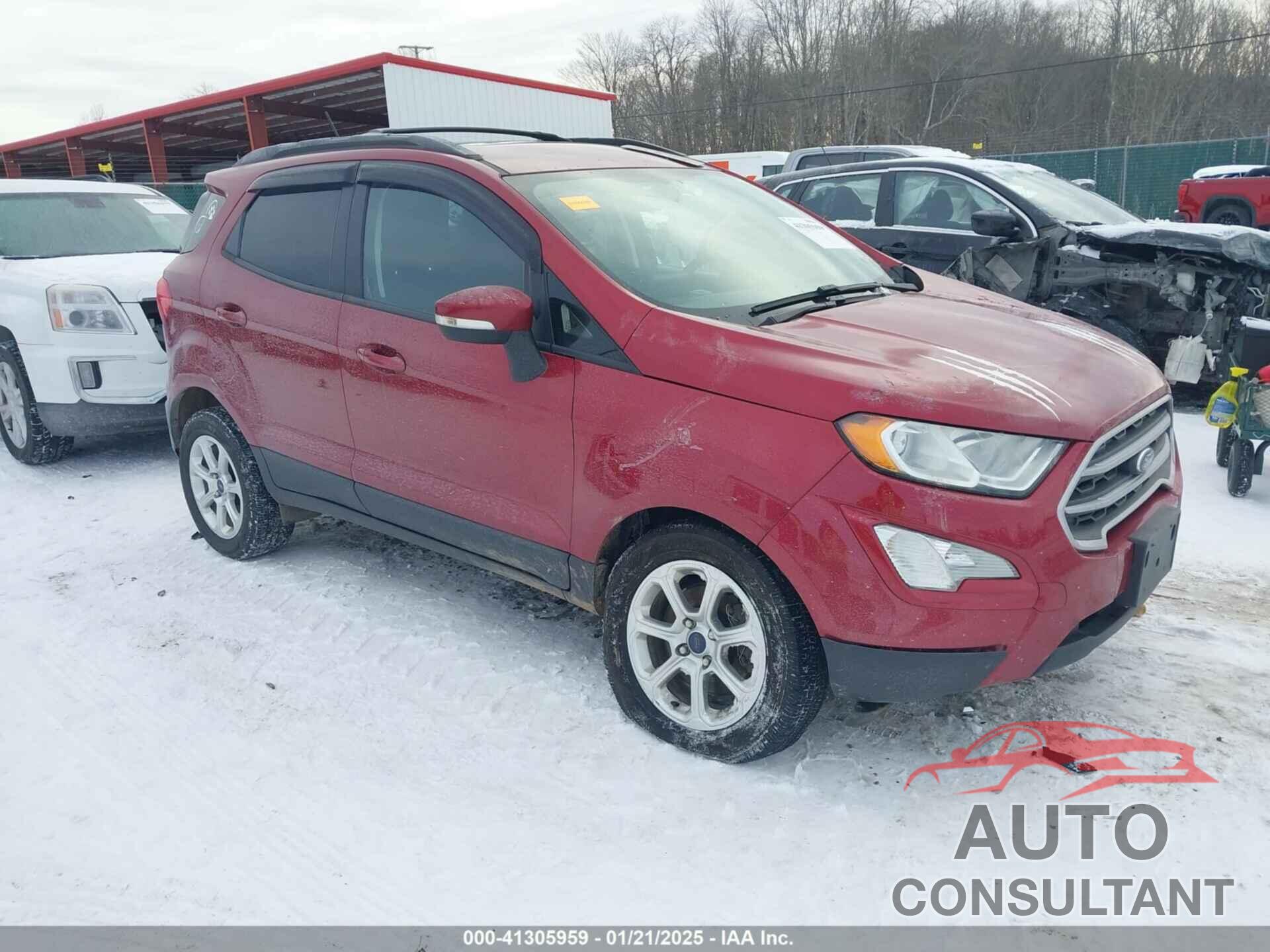 FORD ECOSPORT 2018 - MAJ6P1UL3JC247437