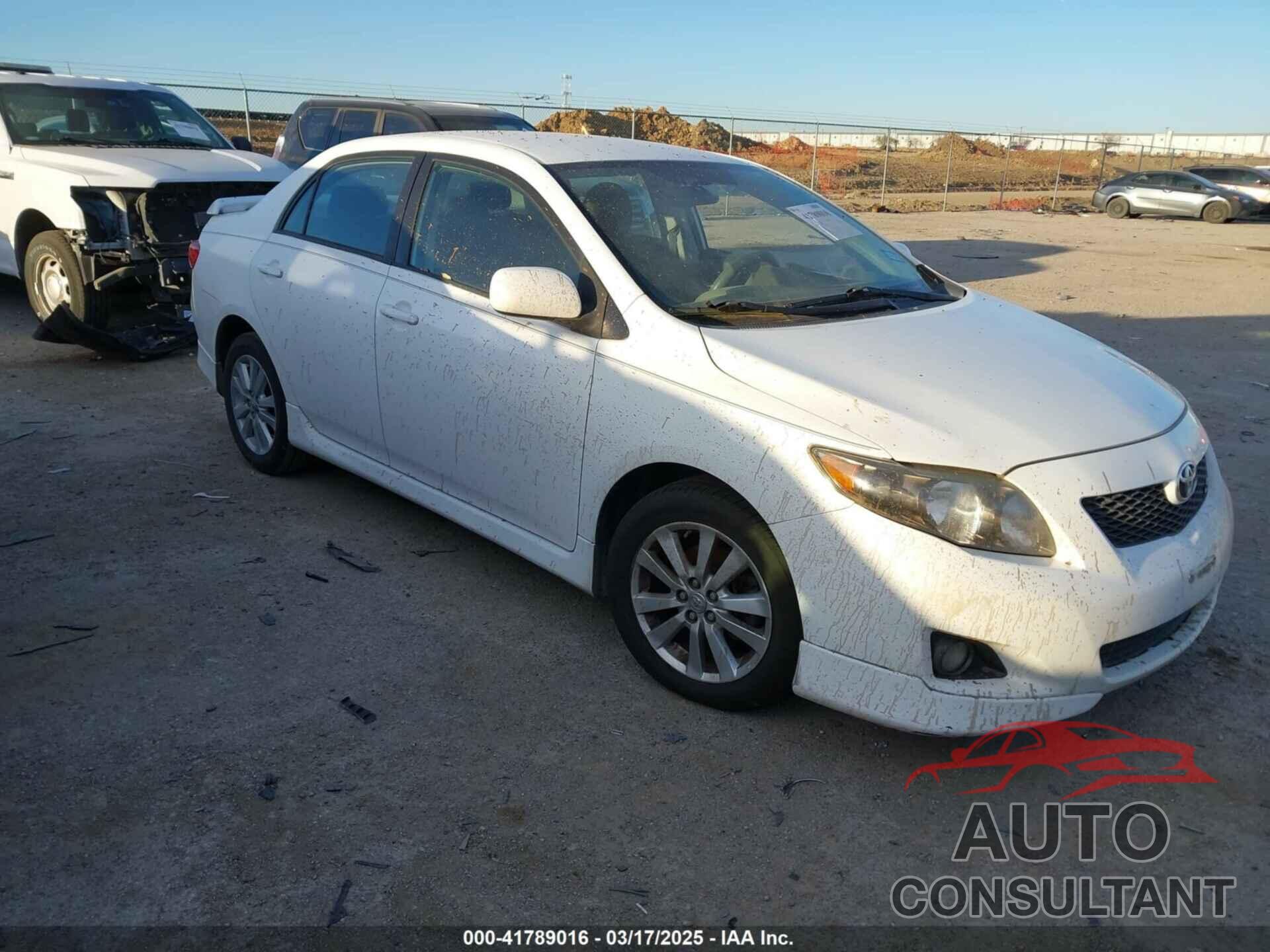 TOYOTA COROLLA 2009 - 2T1BU40E59C144923